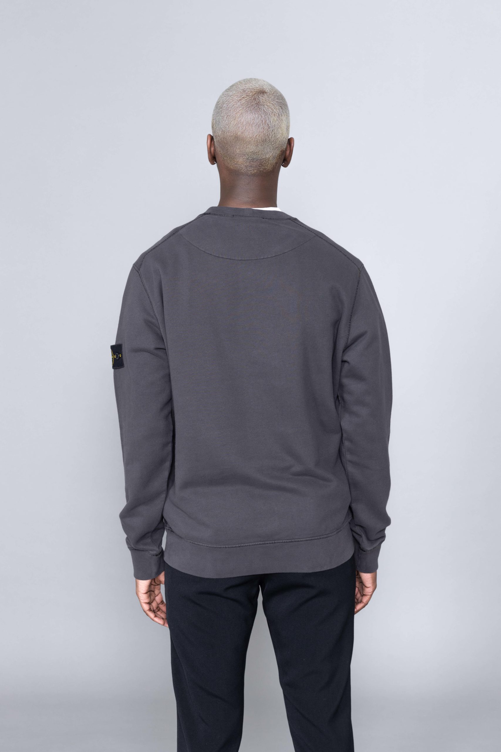 Stone Island Crewneck Sweatshirt Dark Grey Centrevillestore