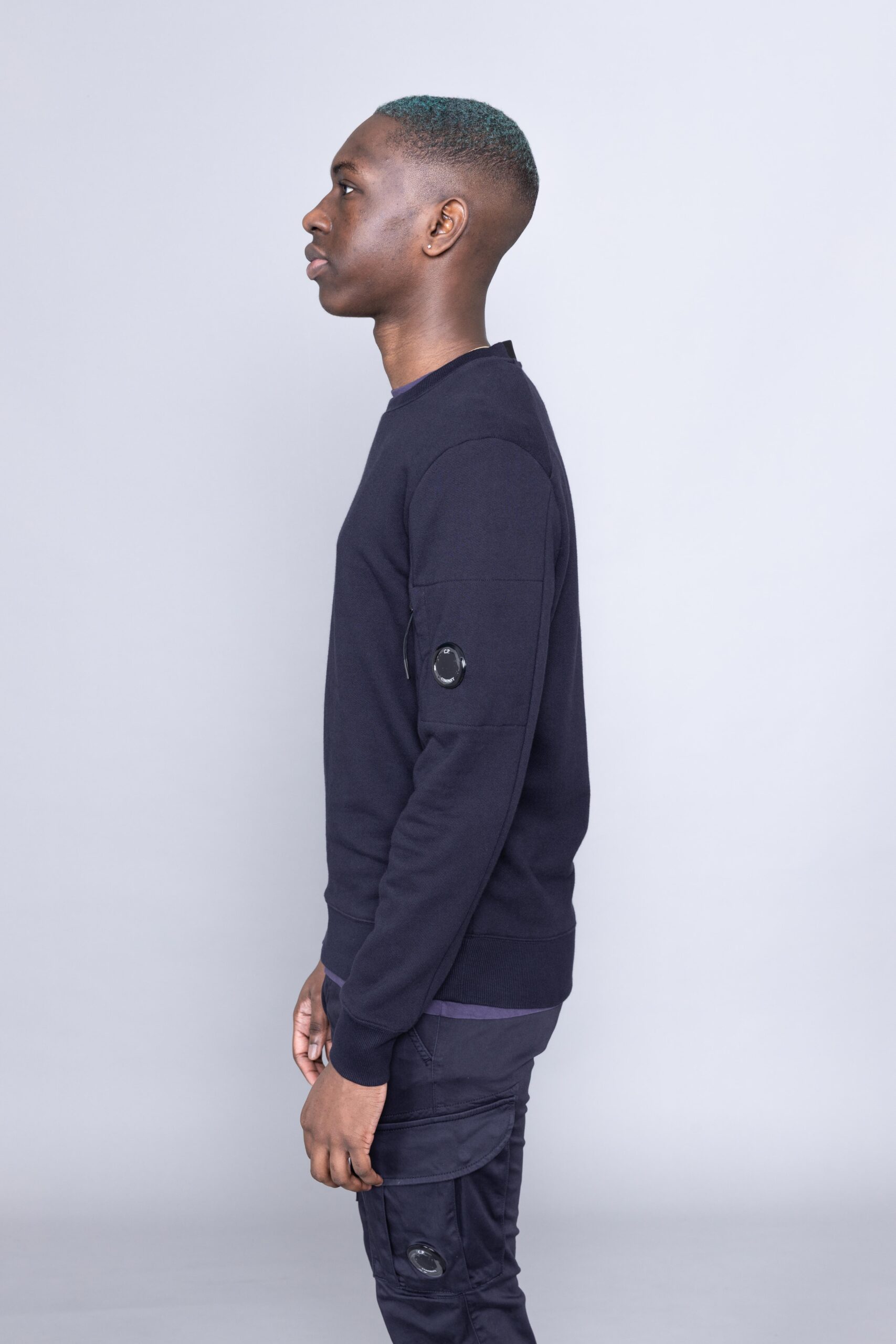Cp company diagonal fleece sweatshirt outlet