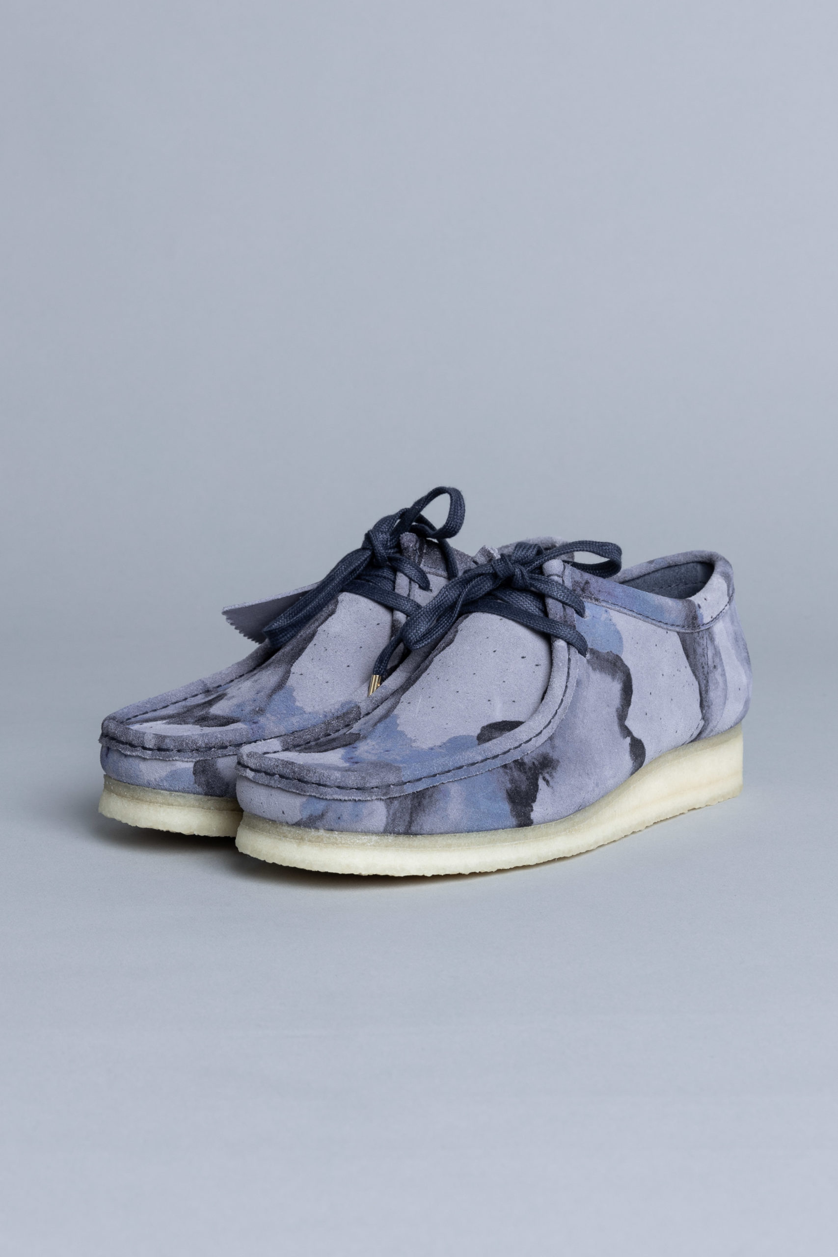 blue and green wallabees