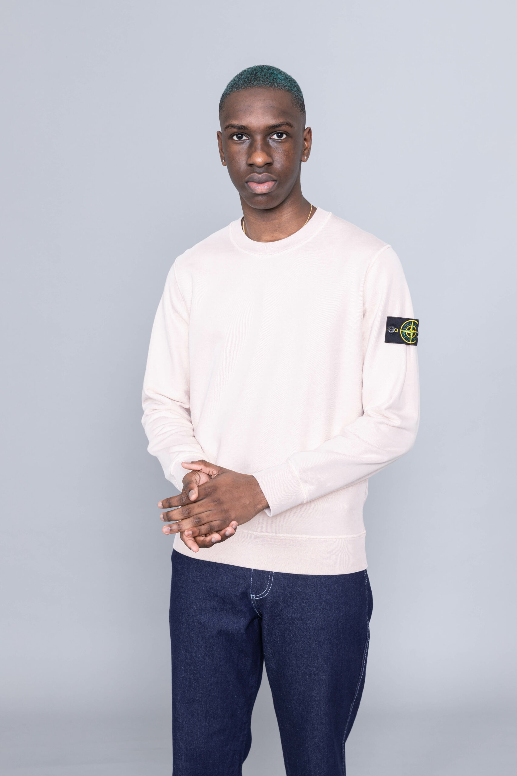 Stone Island Crewneck Sweatshirt Antique Rose 741563051 Centrevillestore