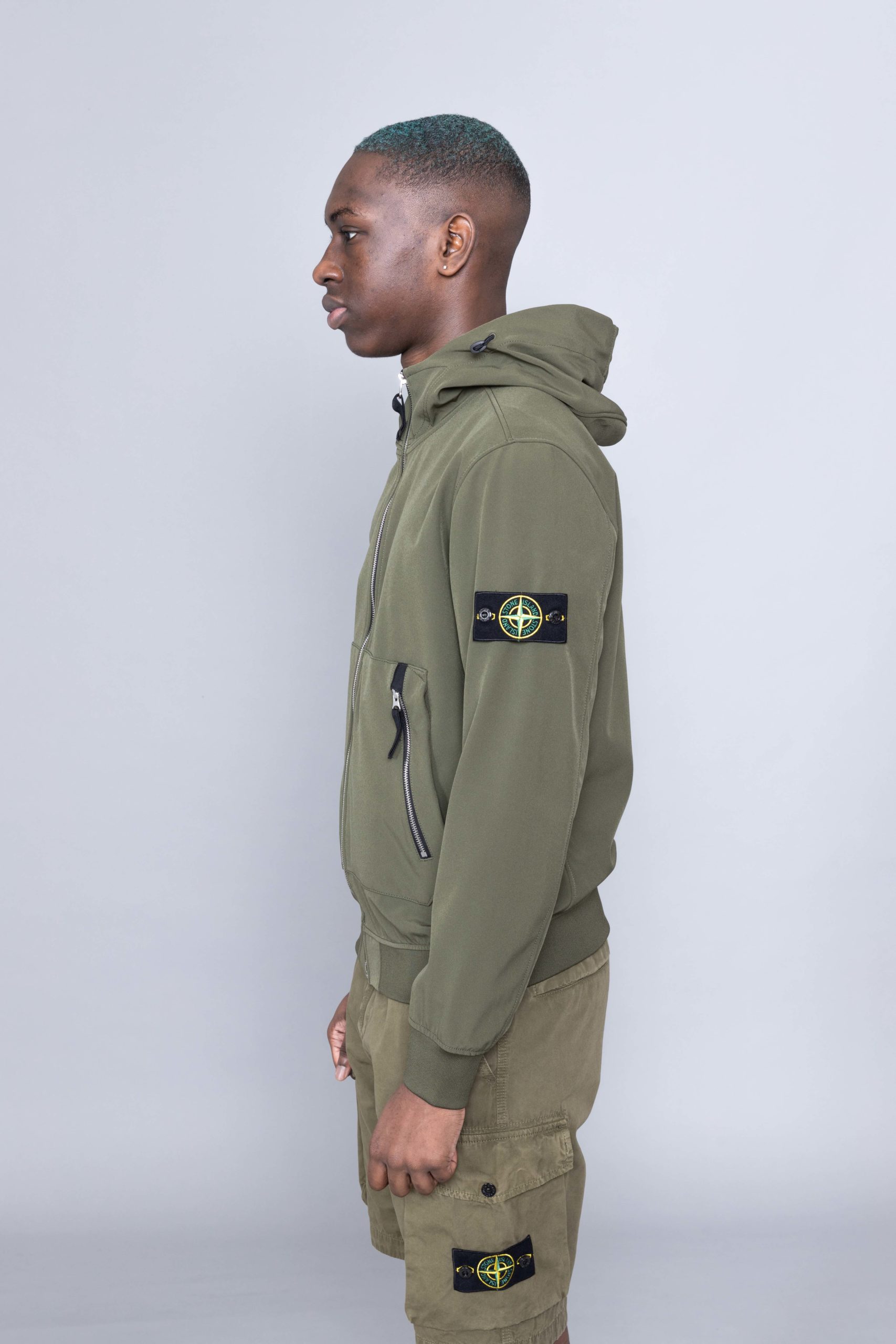 Stone Island Light Soft Shell R Jacket Olive brussels store Centrevillestore