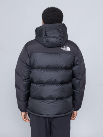 black nuptse jacket