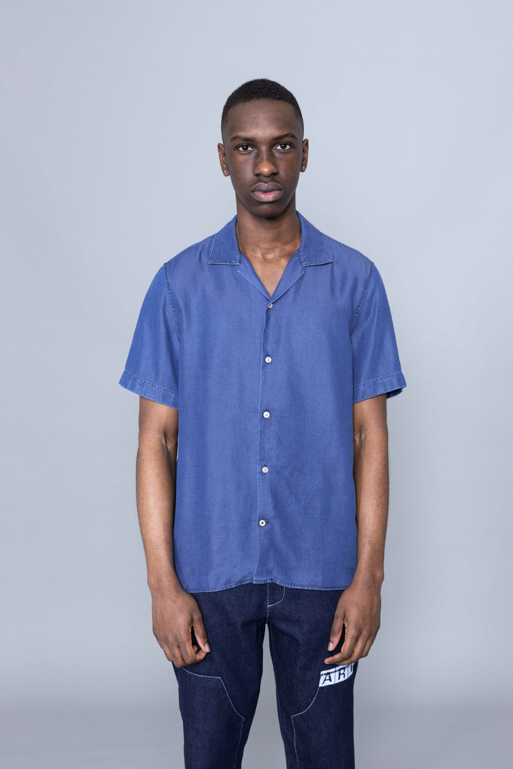 Nn07 Miyagi Shirt Lyocell Dark Indigo Centreville Store