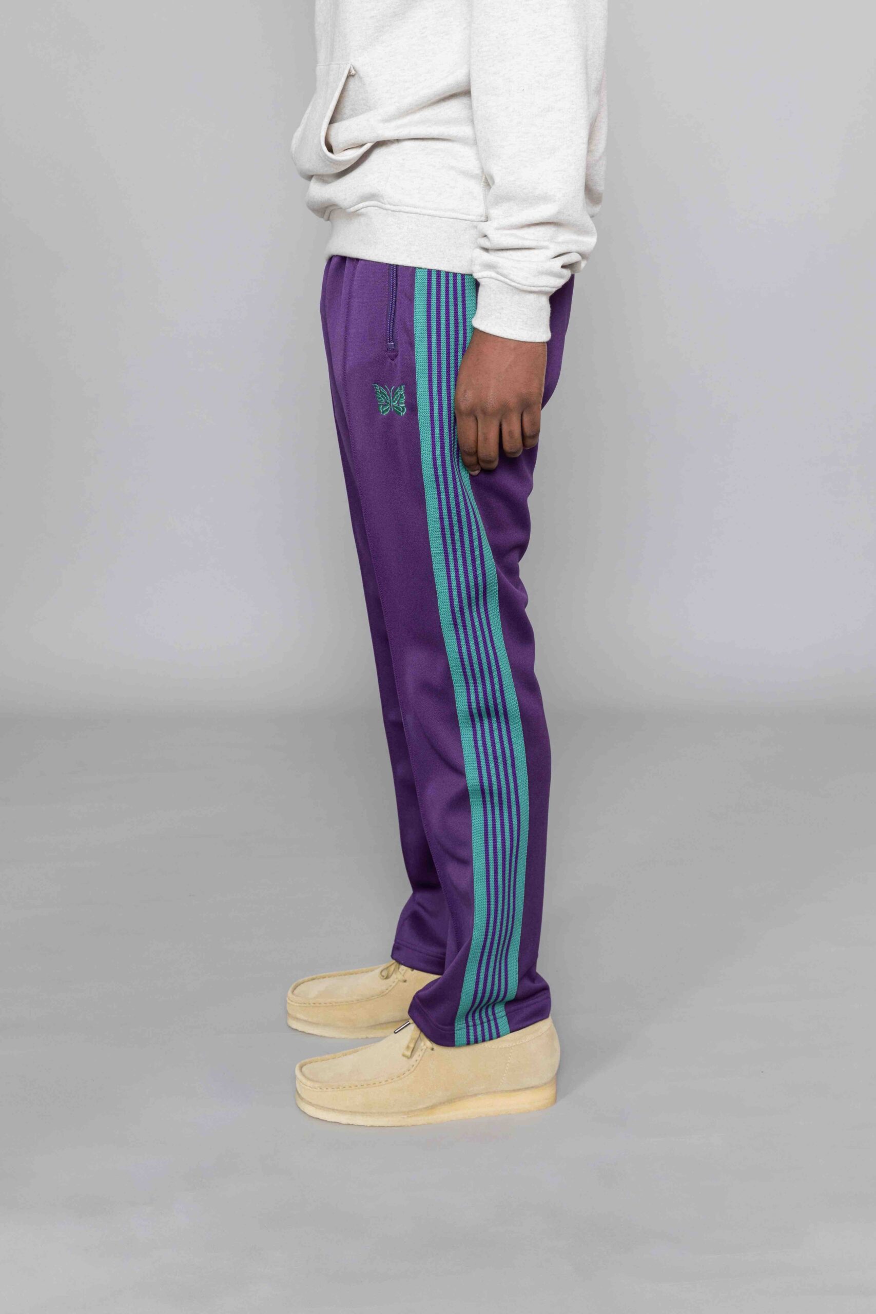 Needles Track Pant-Poly Smooth Eggplant | www.neumi.it