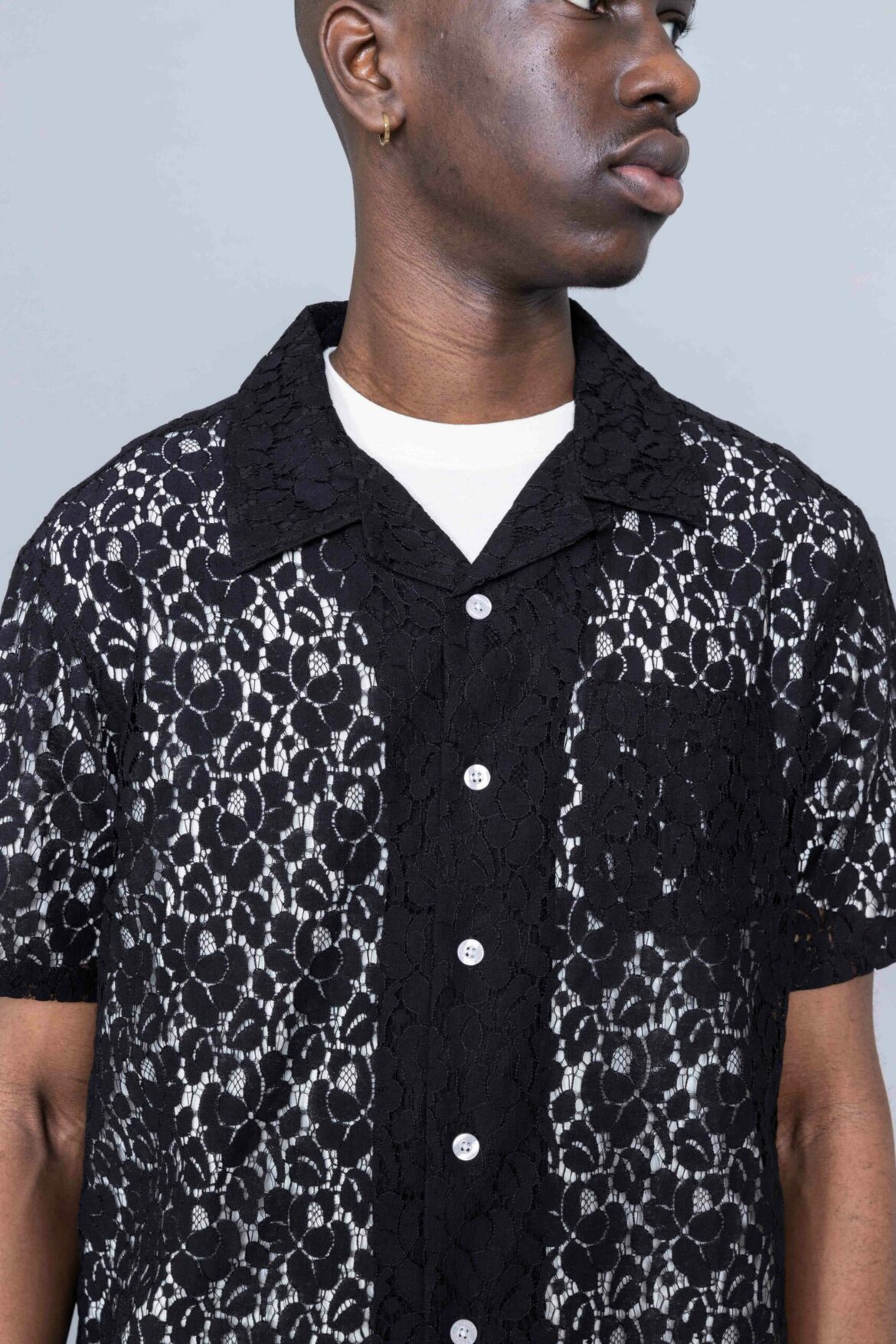 Stussy Floral Pattern Lace Shirt bruxelles - Centrevillestore