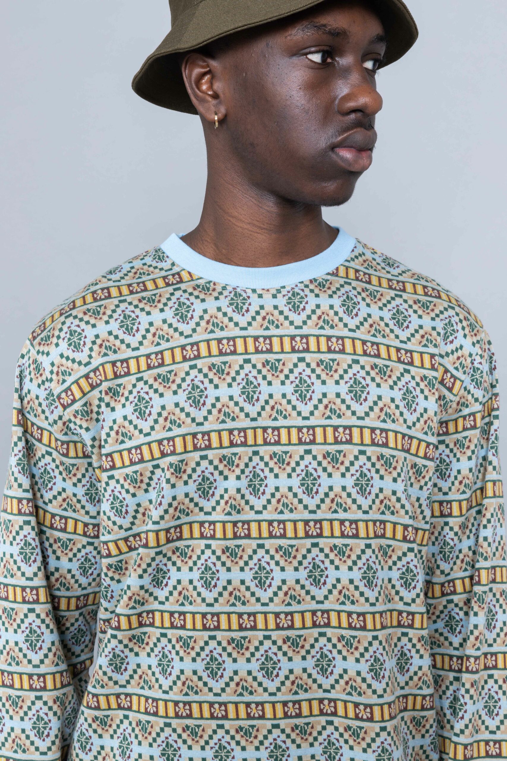 Stussy Giza Ls Crew 2025 | columbusdoor.com