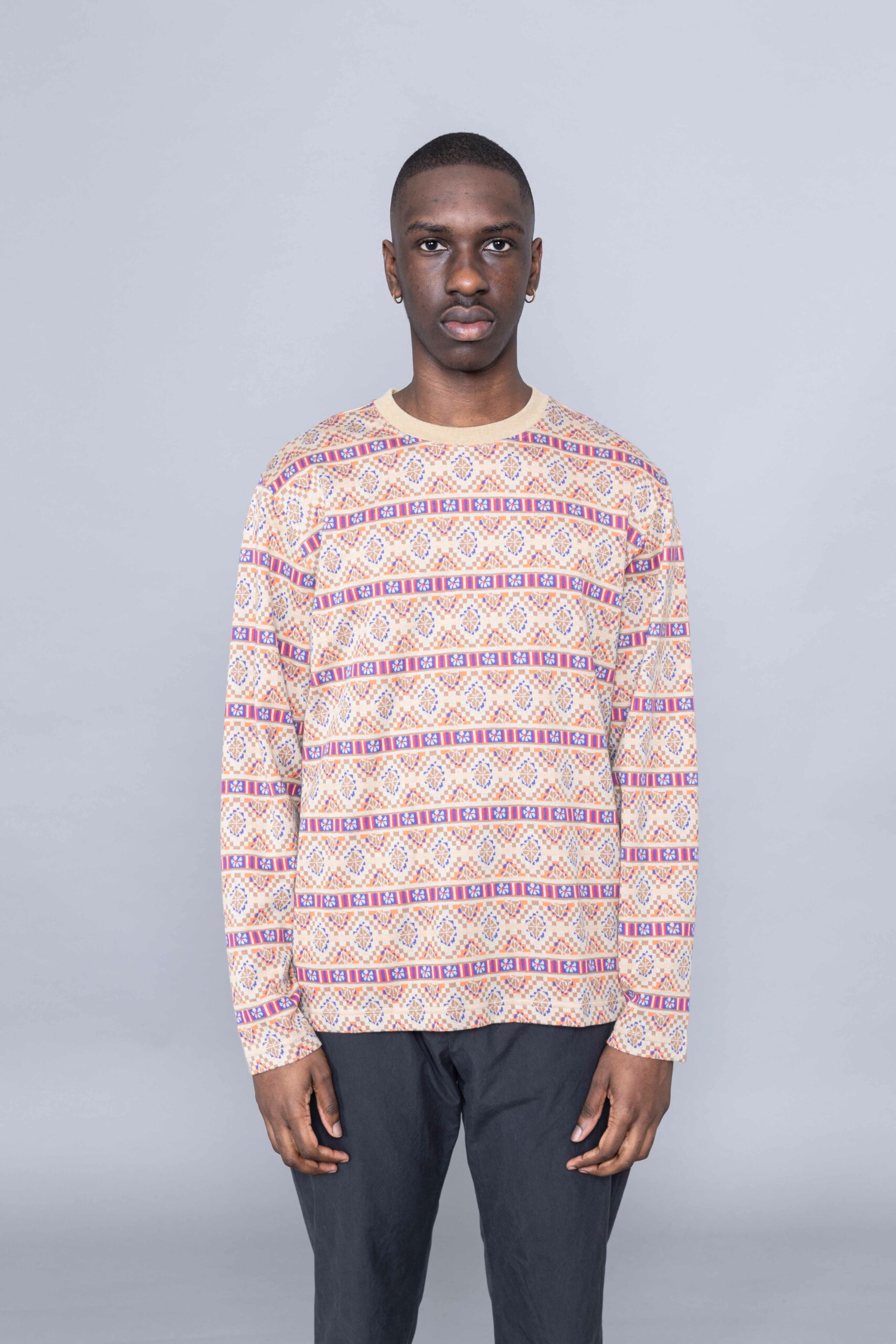 21SS】Stussy Giza L/S Crew Long Sleeve ステューシー 長袖 Tシャツ L 