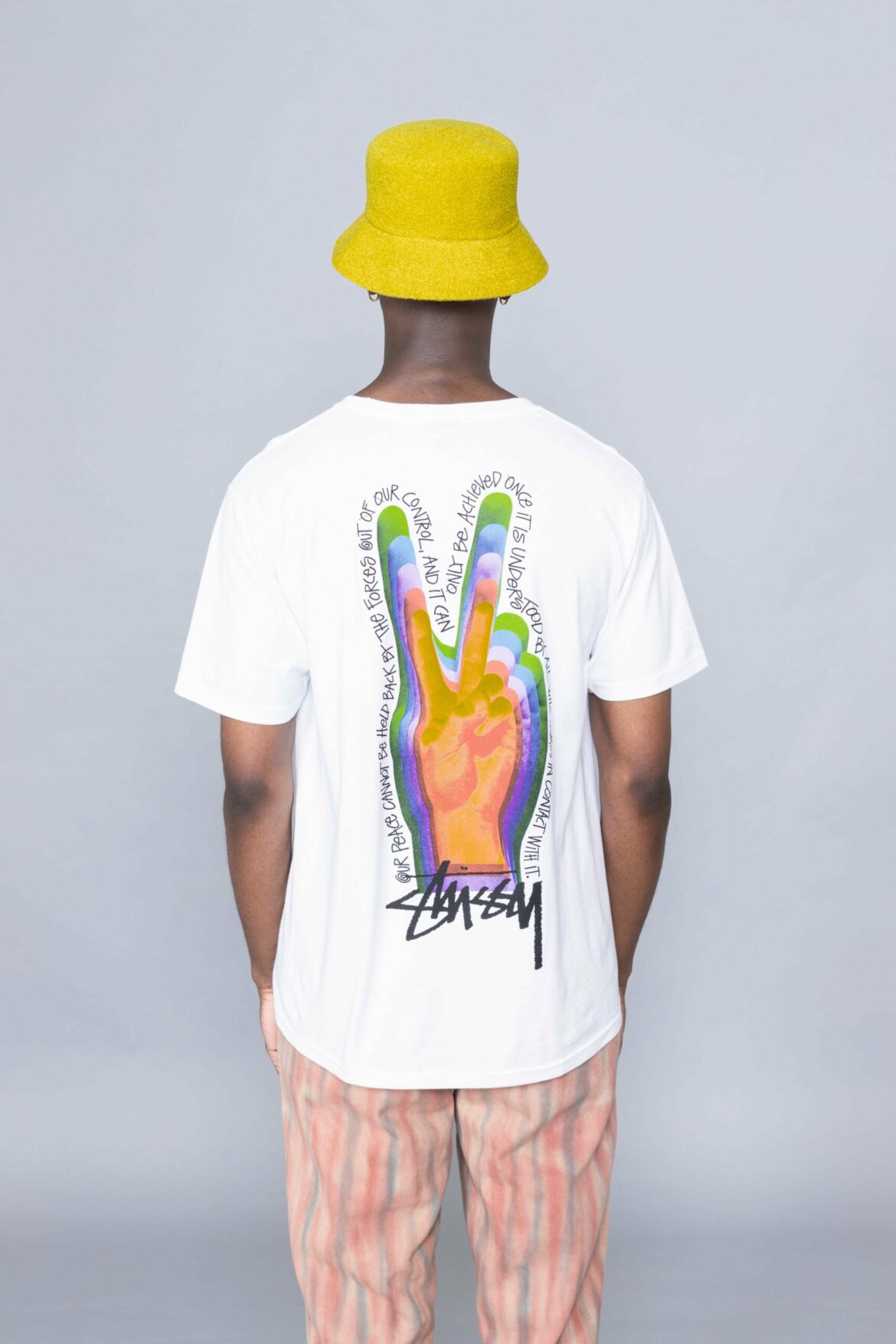 STUSSY PEACE SIGN TEE