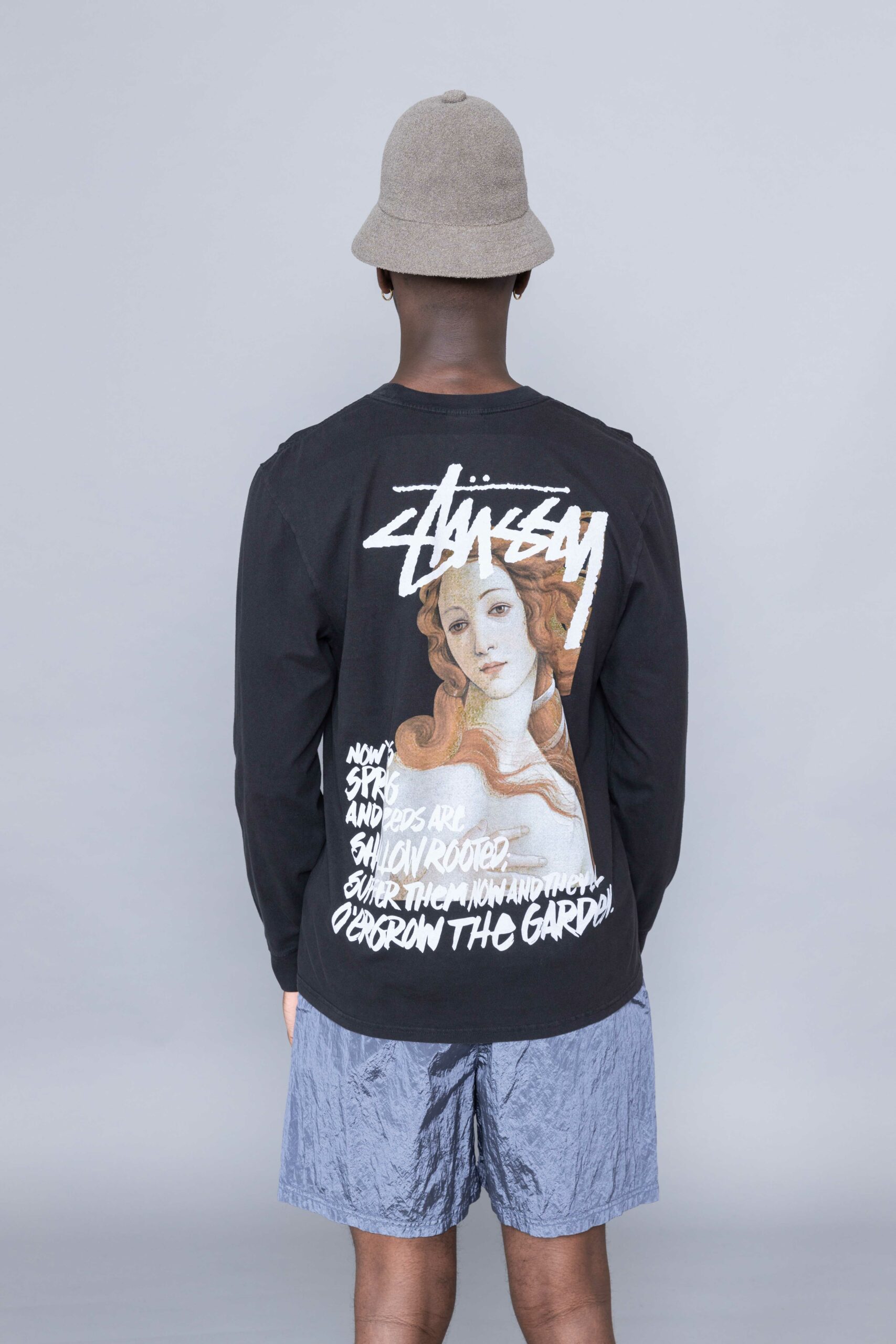 Stussy Spring Weeds Pigment Dyed LS Tee 