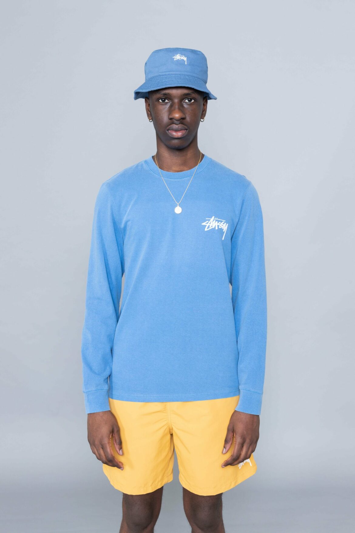 Stussy Spring Weeds Pigment Dyed LS Tee 