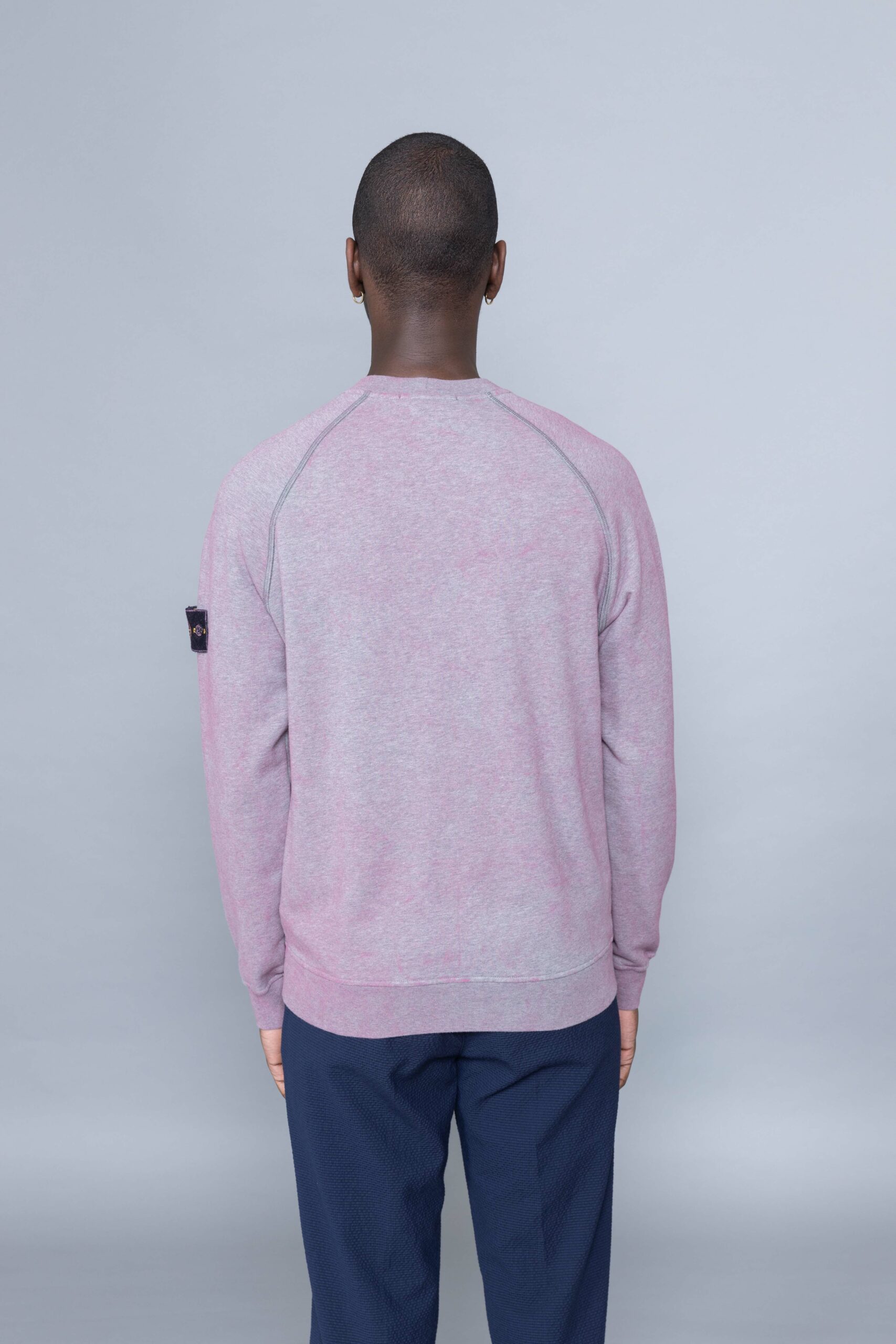 stone island rose pink sweatshirt