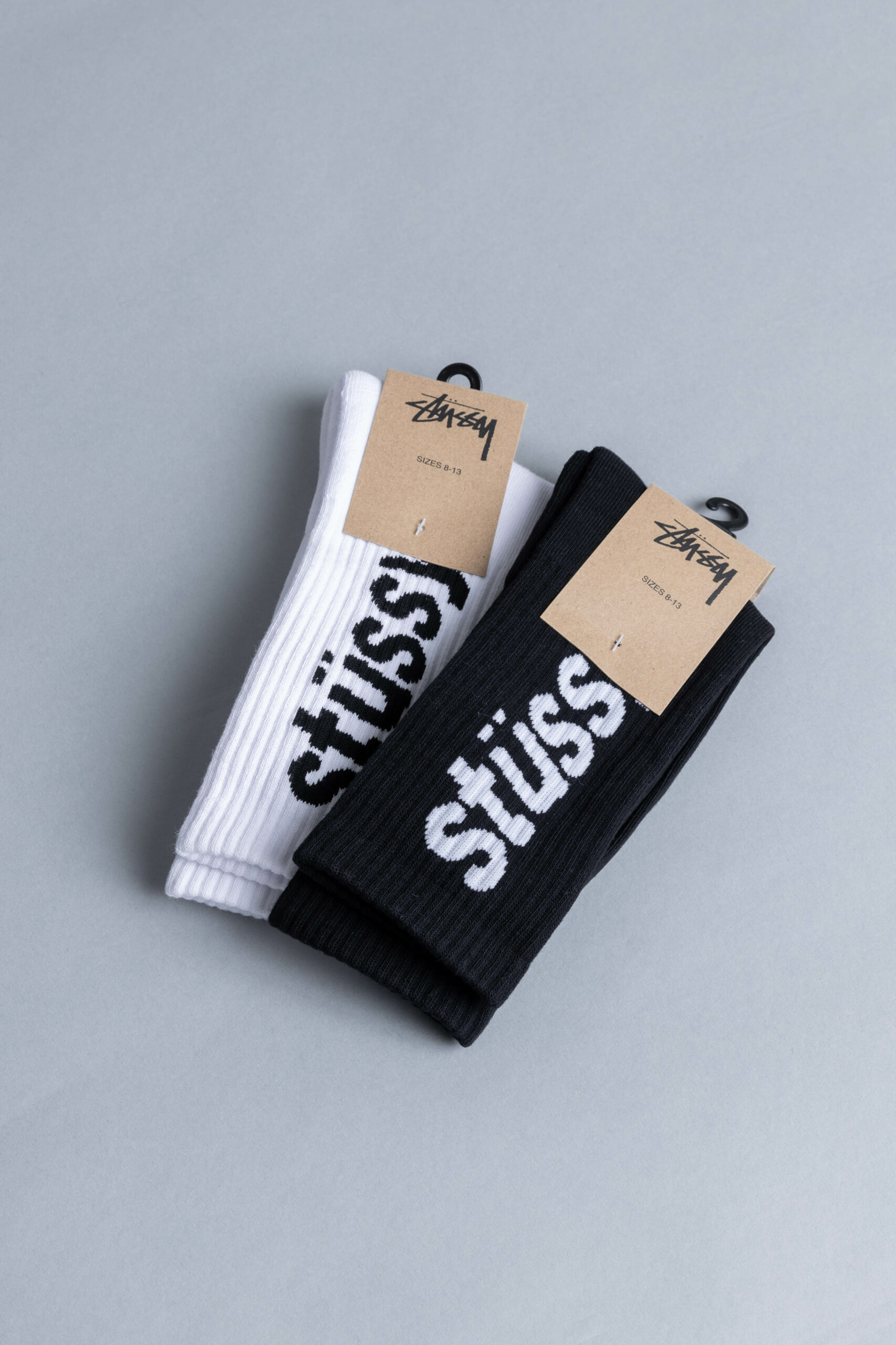 helvetica jacquard crew socks