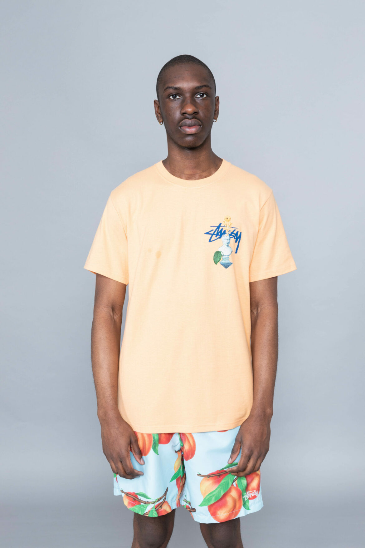 Stussy Psychedelic Tee Peach sale 