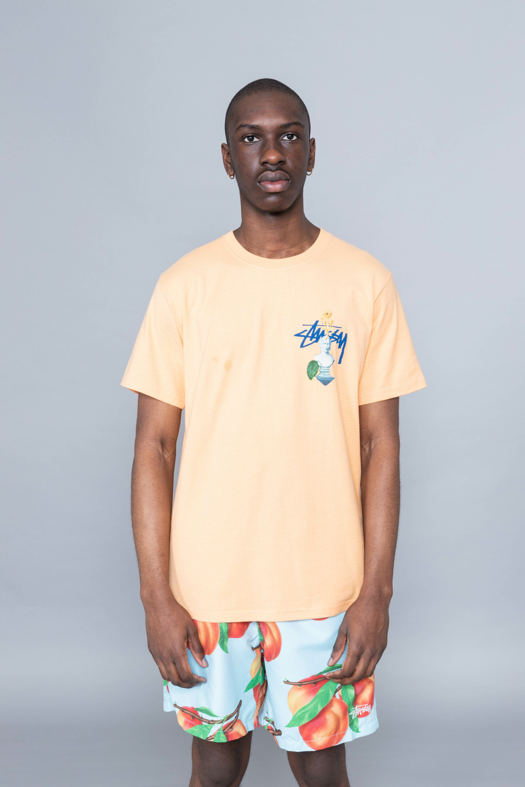 Stussy Psychedelic Tee Peach sale 