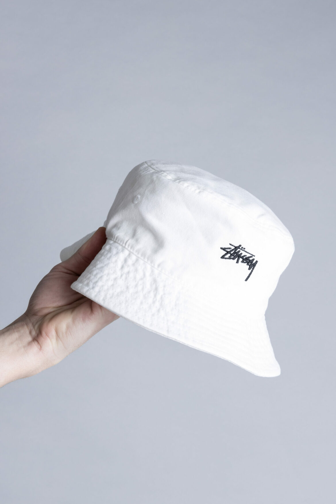 帽子 <Stussy> Stock Bucket Hat - White (L/XL) STÜSSY STOCK BUCKET HAT