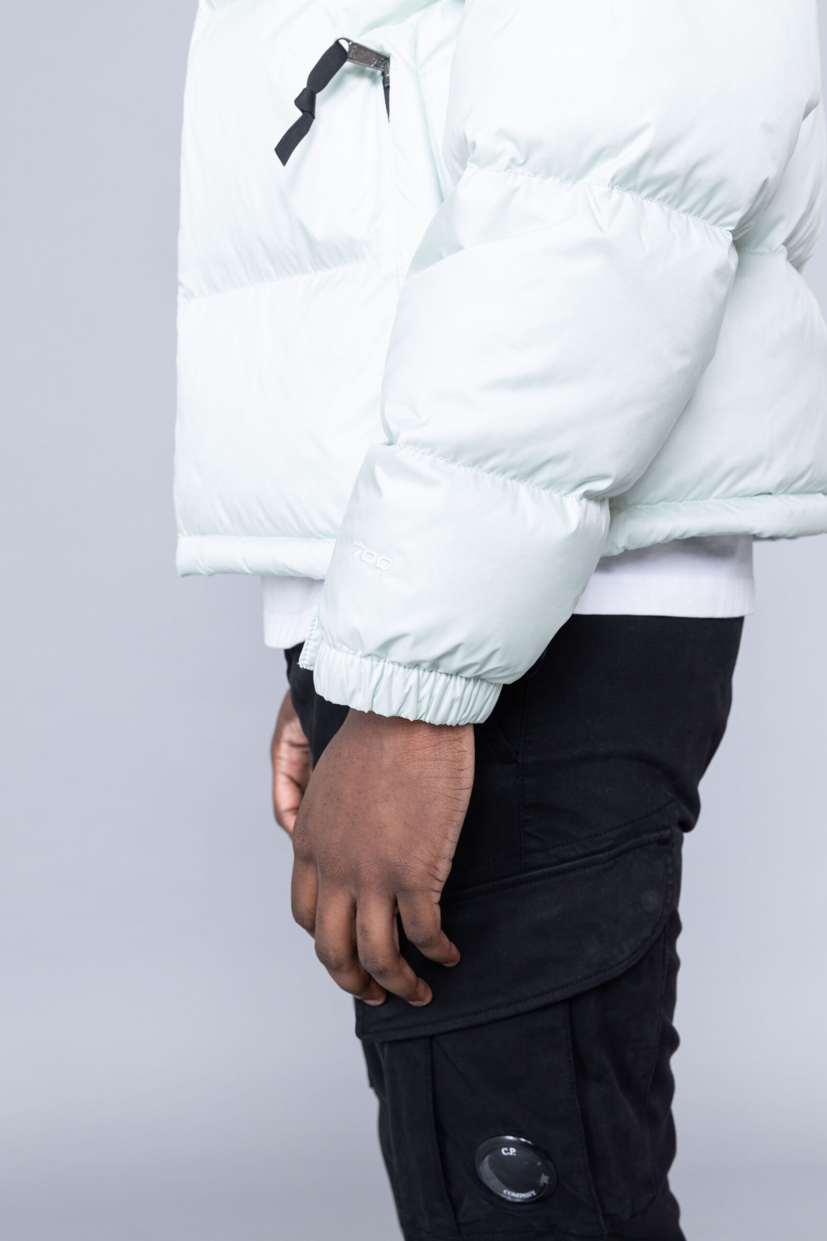 the north face 1996 retro nuptse jacket green mist