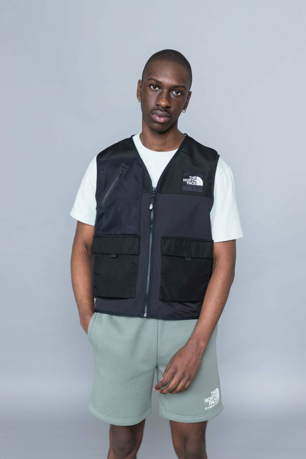 north face wool vest