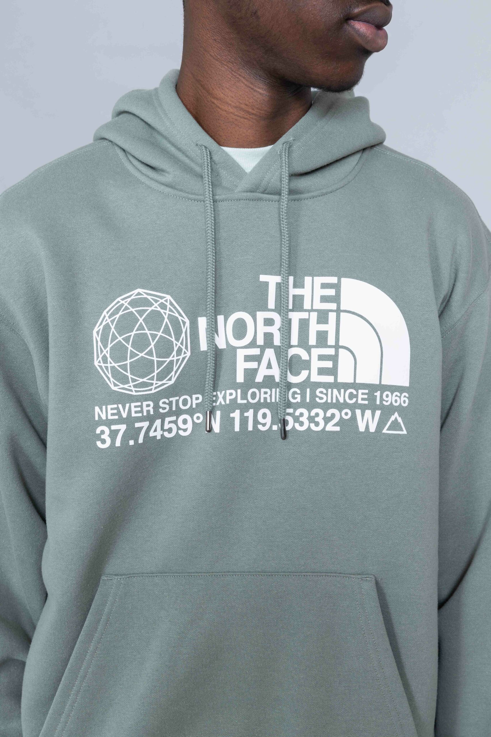 The North Face Coordinates Hoodie Agave Green sales Centrevillestore