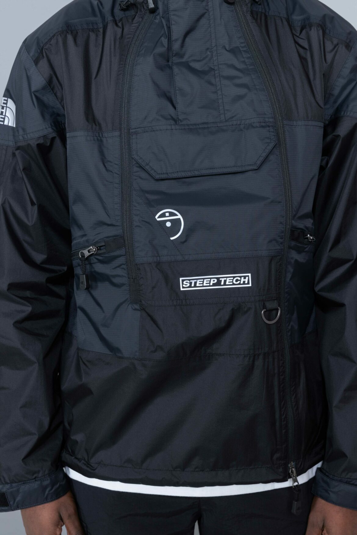 black light rain jacket