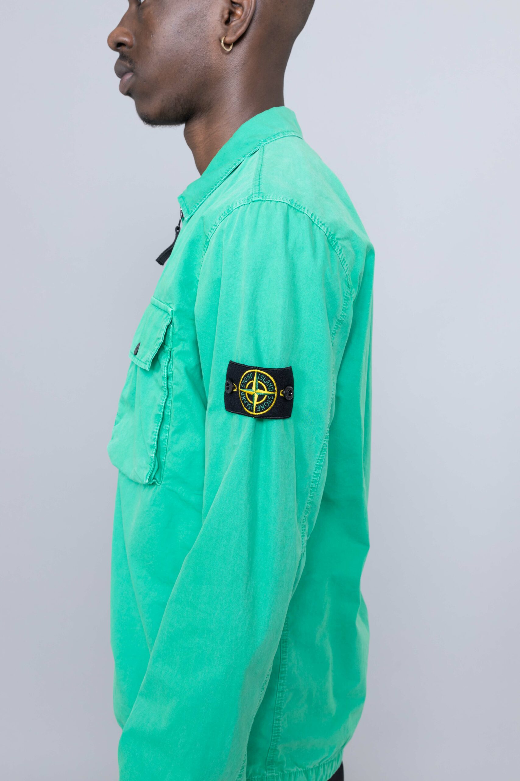 Stone island sales turquoise overshirt