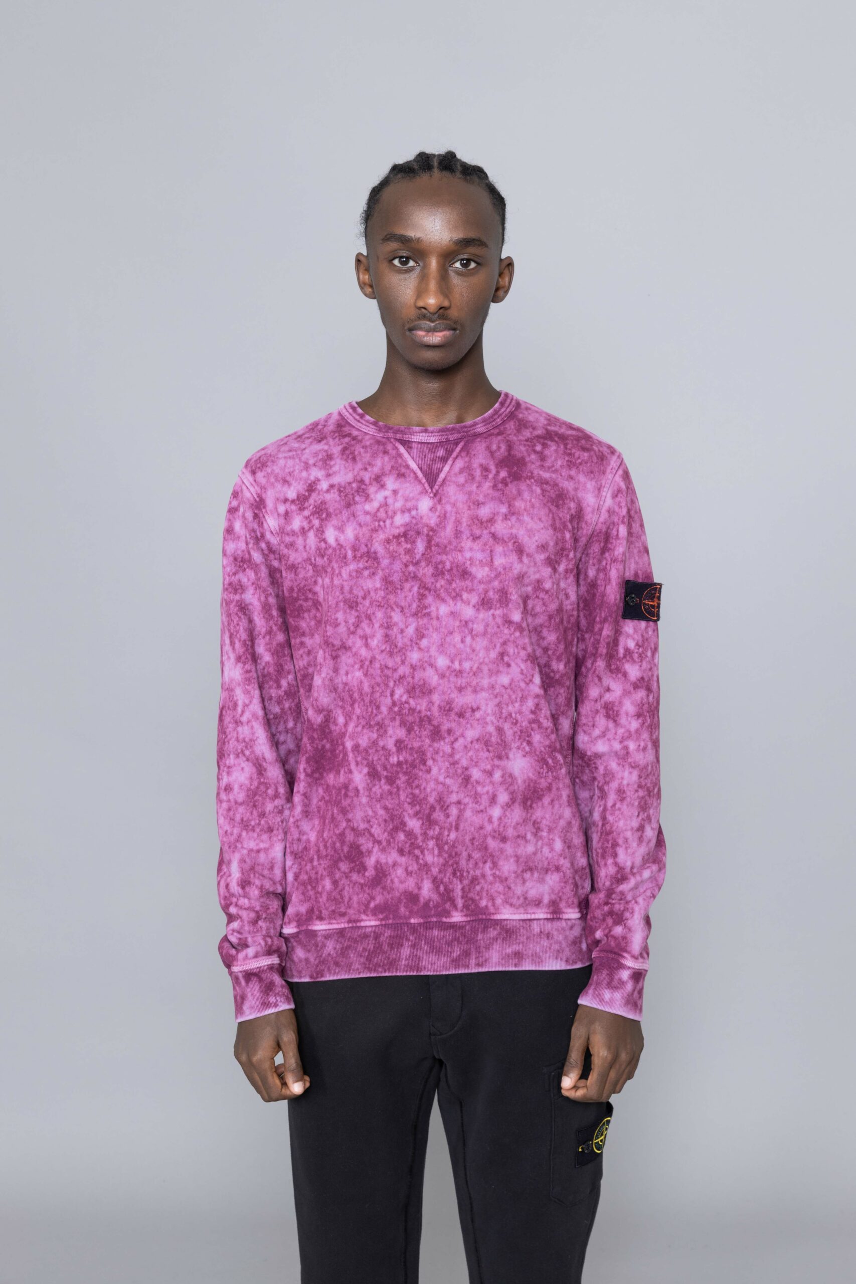 Stone Island Cotton Fleece Off Dye OVD Treatment Sweatshirt 61538