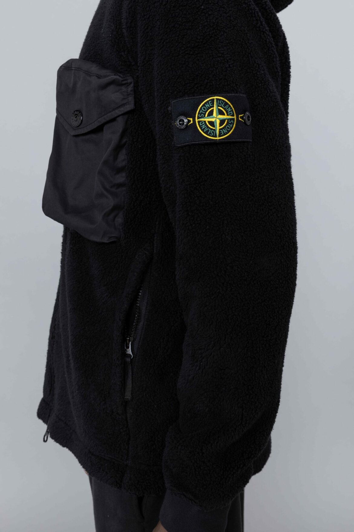 Stone island fleece pile hat cheap