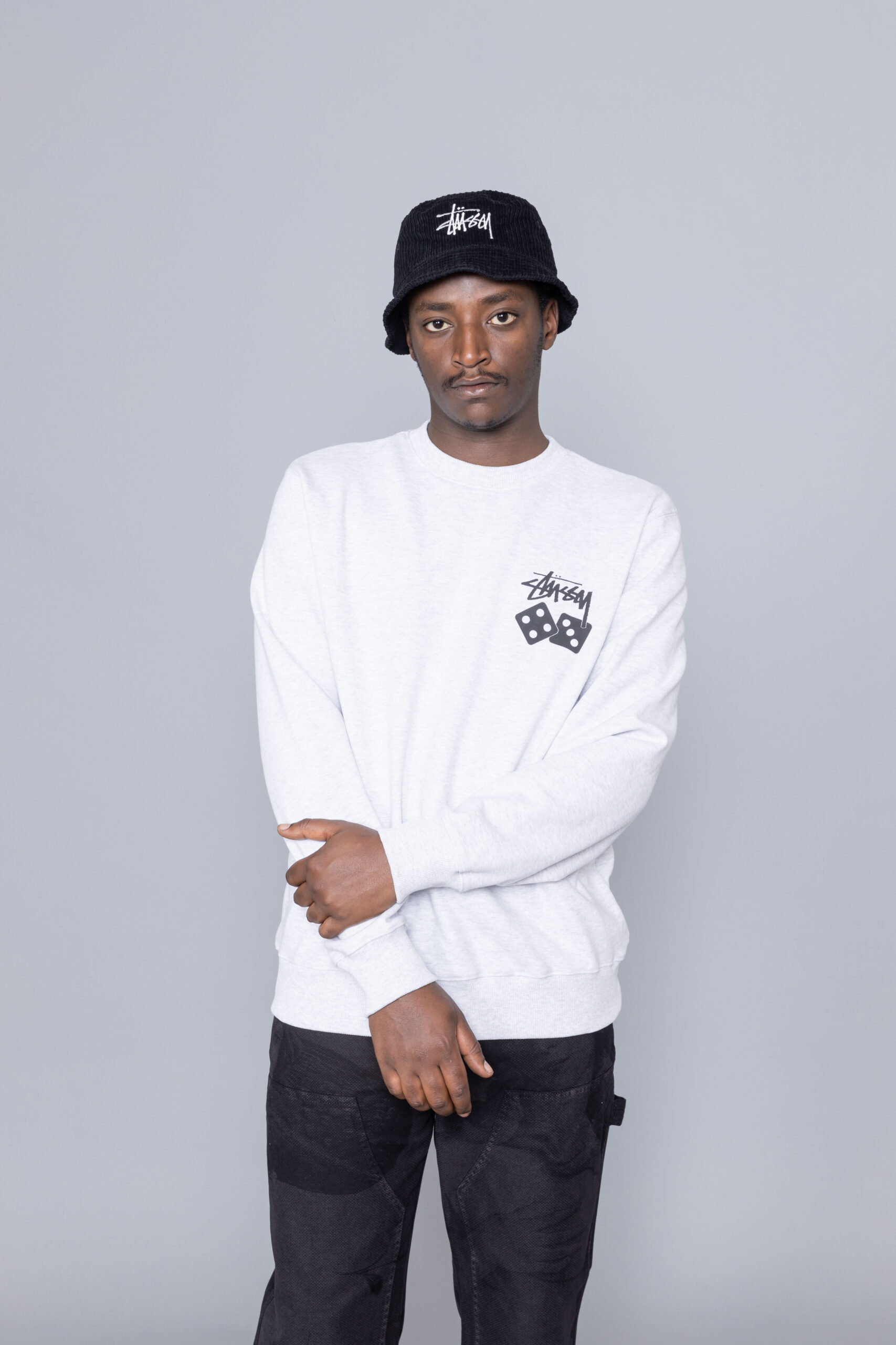 Stussy ash sales heather hoodie