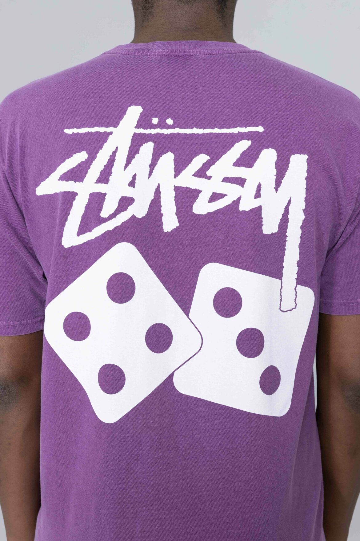 Stussy Dice Pigment Dyed Tee Purple sweatshirt