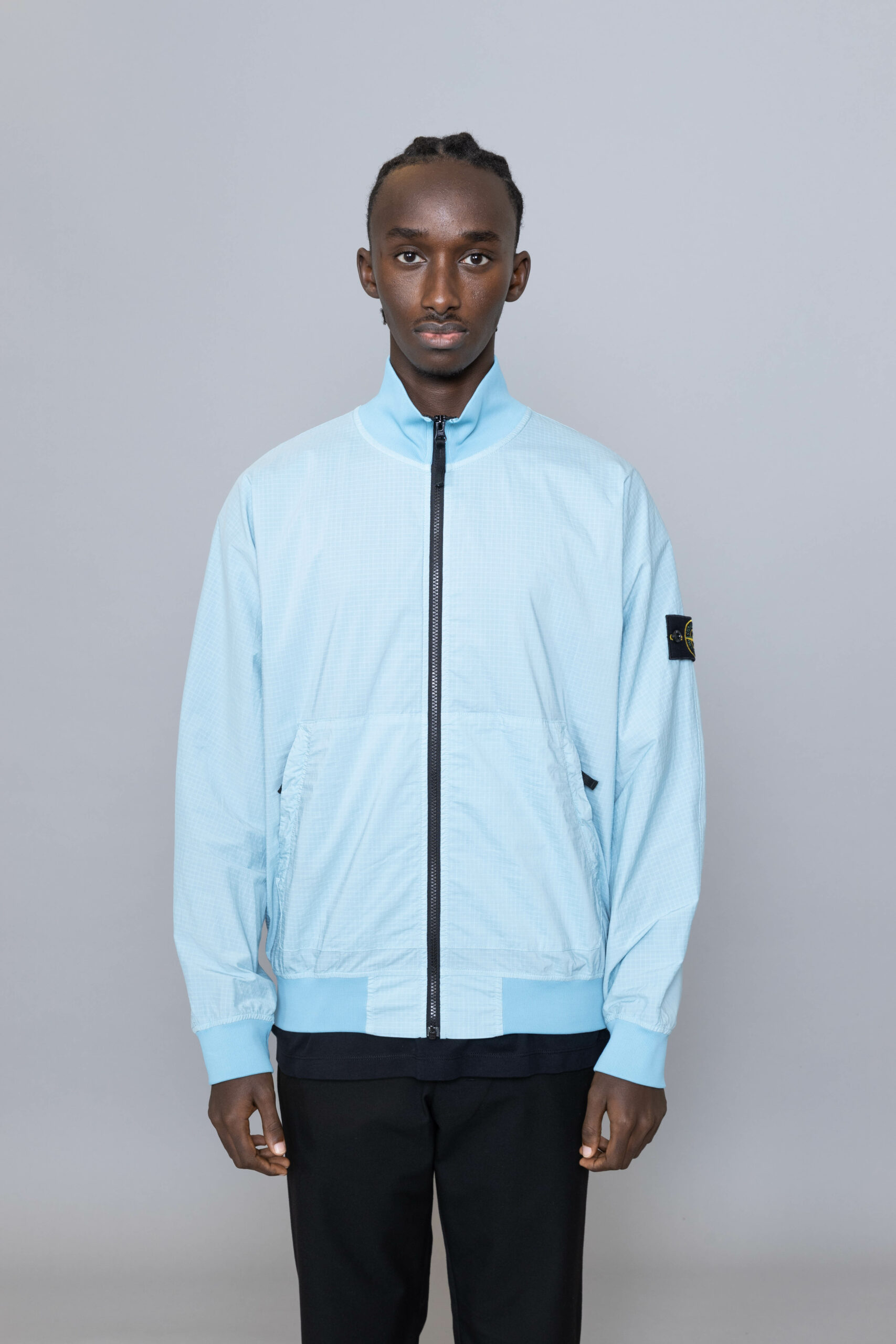 stone island jumper aqua