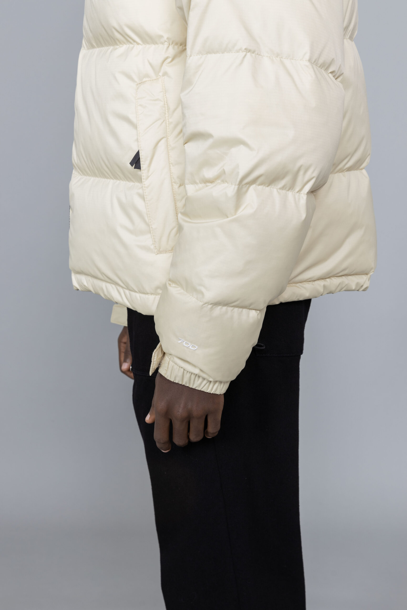 1996 retro nuptse jacket beige