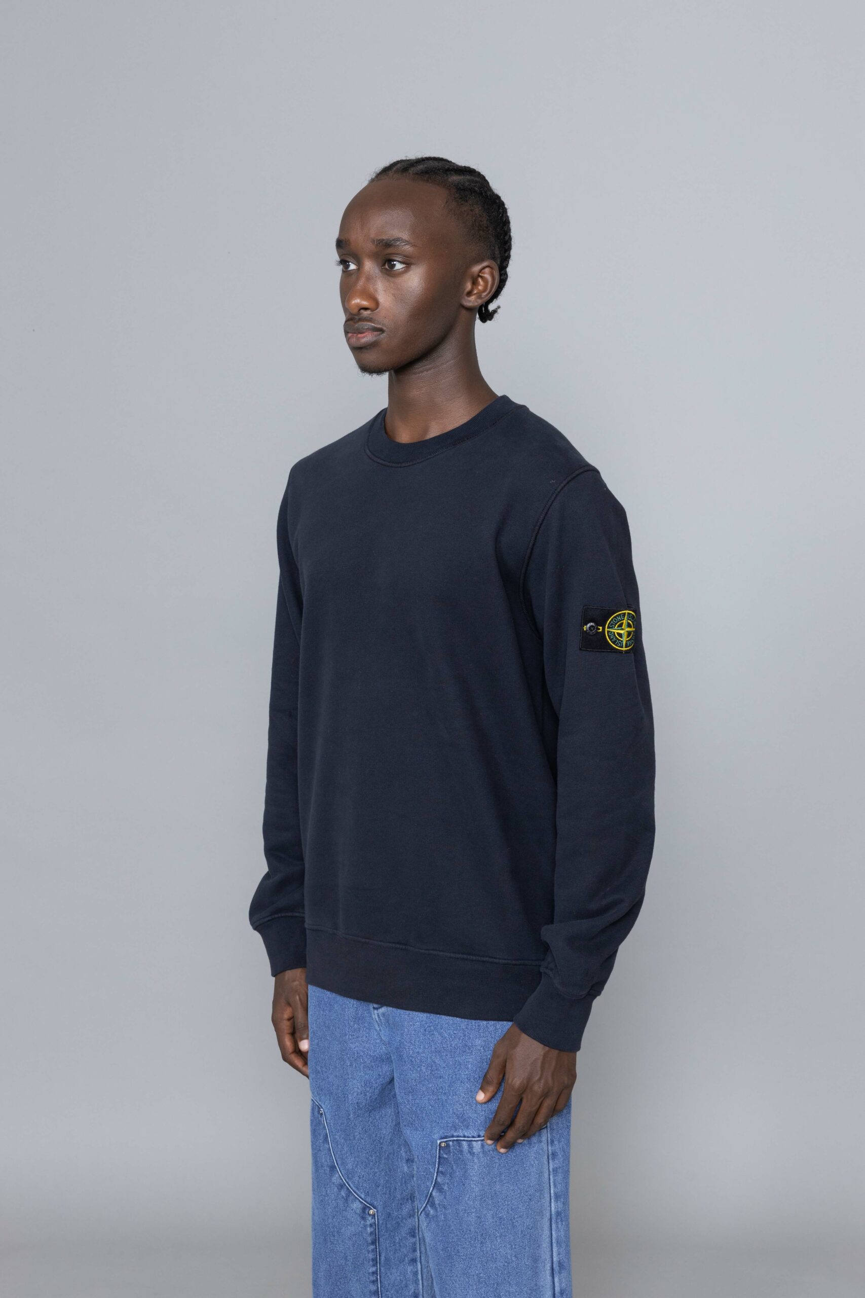 Stone Island Crewneck Sweatshirt Navy 