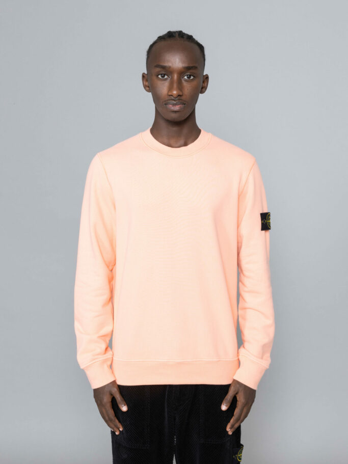 stone island sweatshirt peach