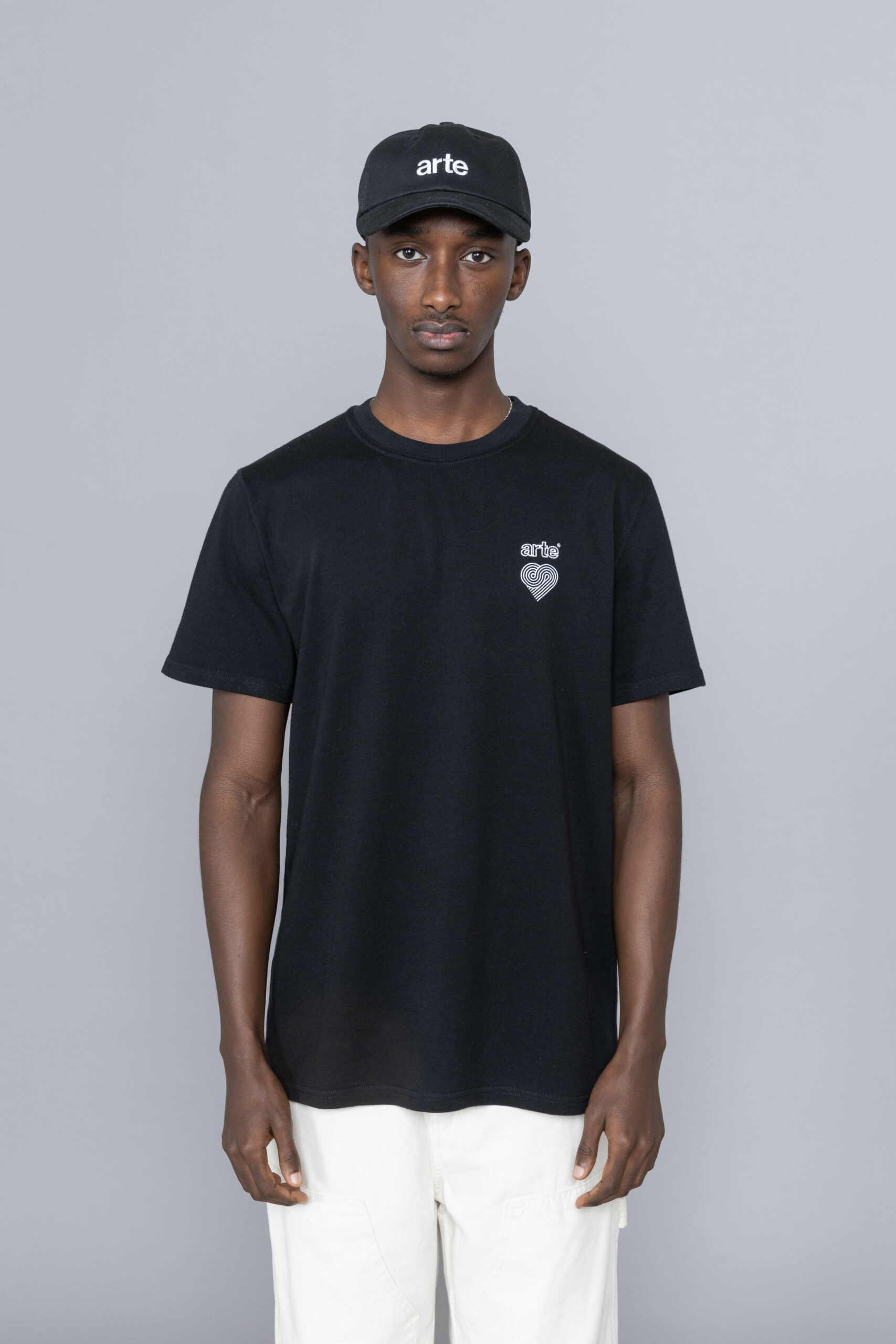 Arte Antwerp Taut Embroi Logo T-shirt Black • Centreville Store