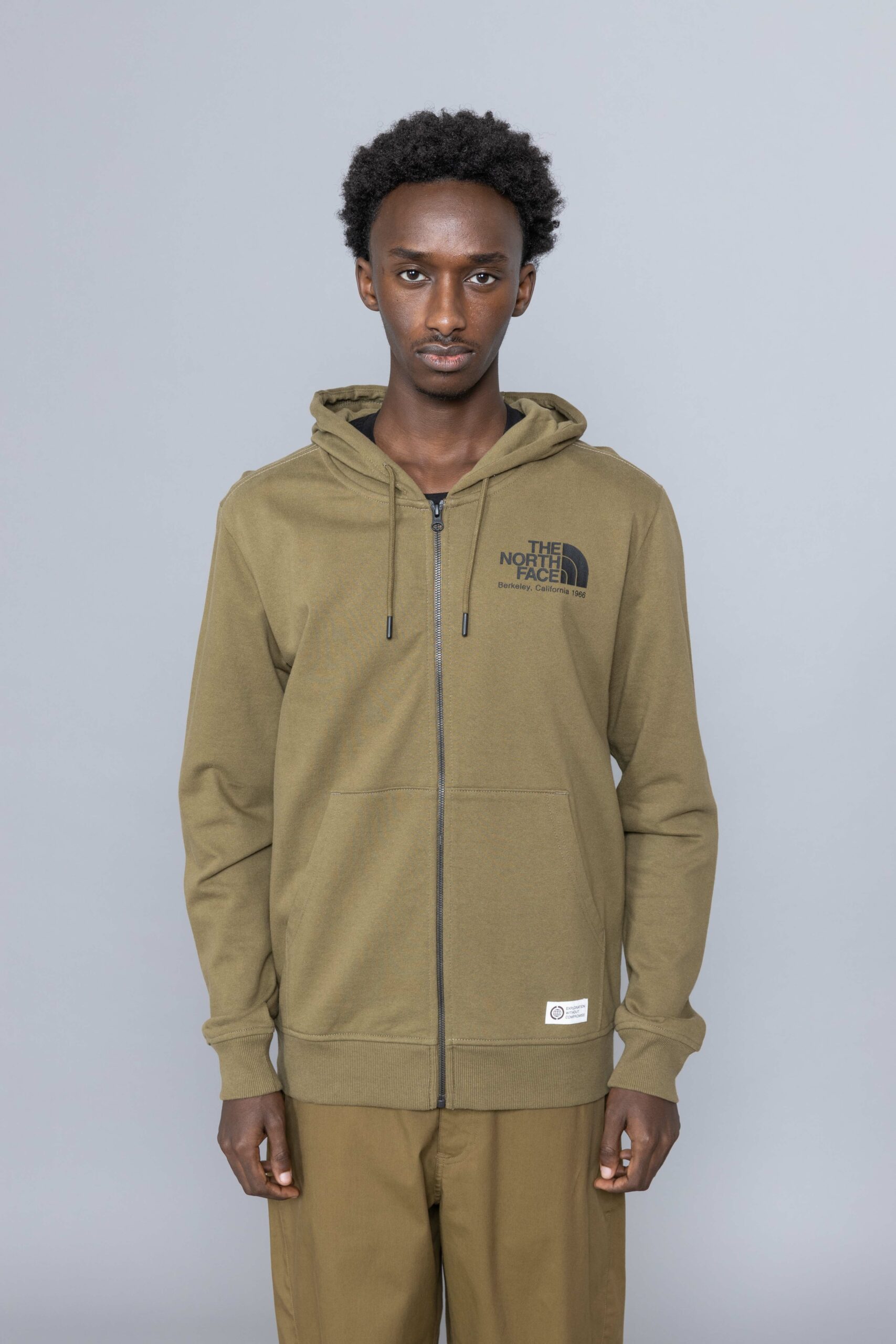 The North Face Heritage Rec Fleece Hoodie Military Olive