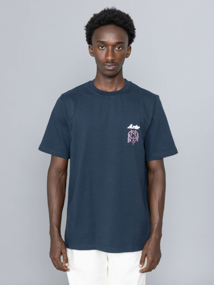 Arte Antwerp Tommy Back Pixel T-shirt Blue Lagoon • Centreville