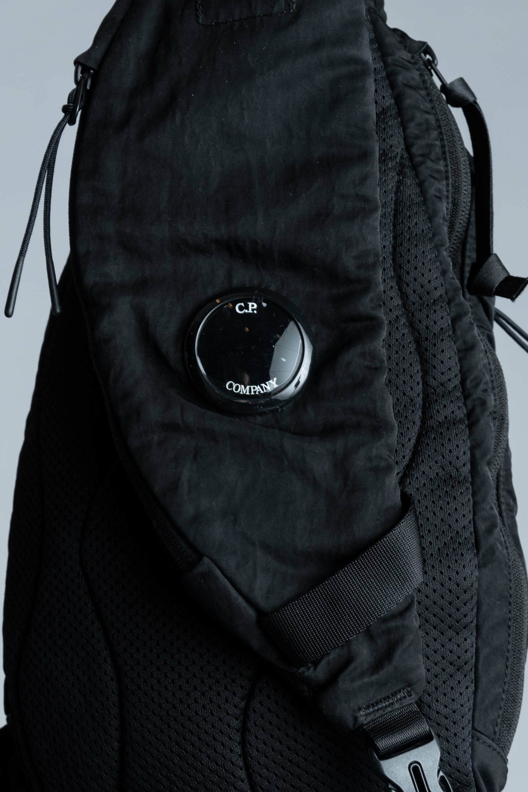 C.P. Company Nylon B Crossbody Rucksack Black cp company