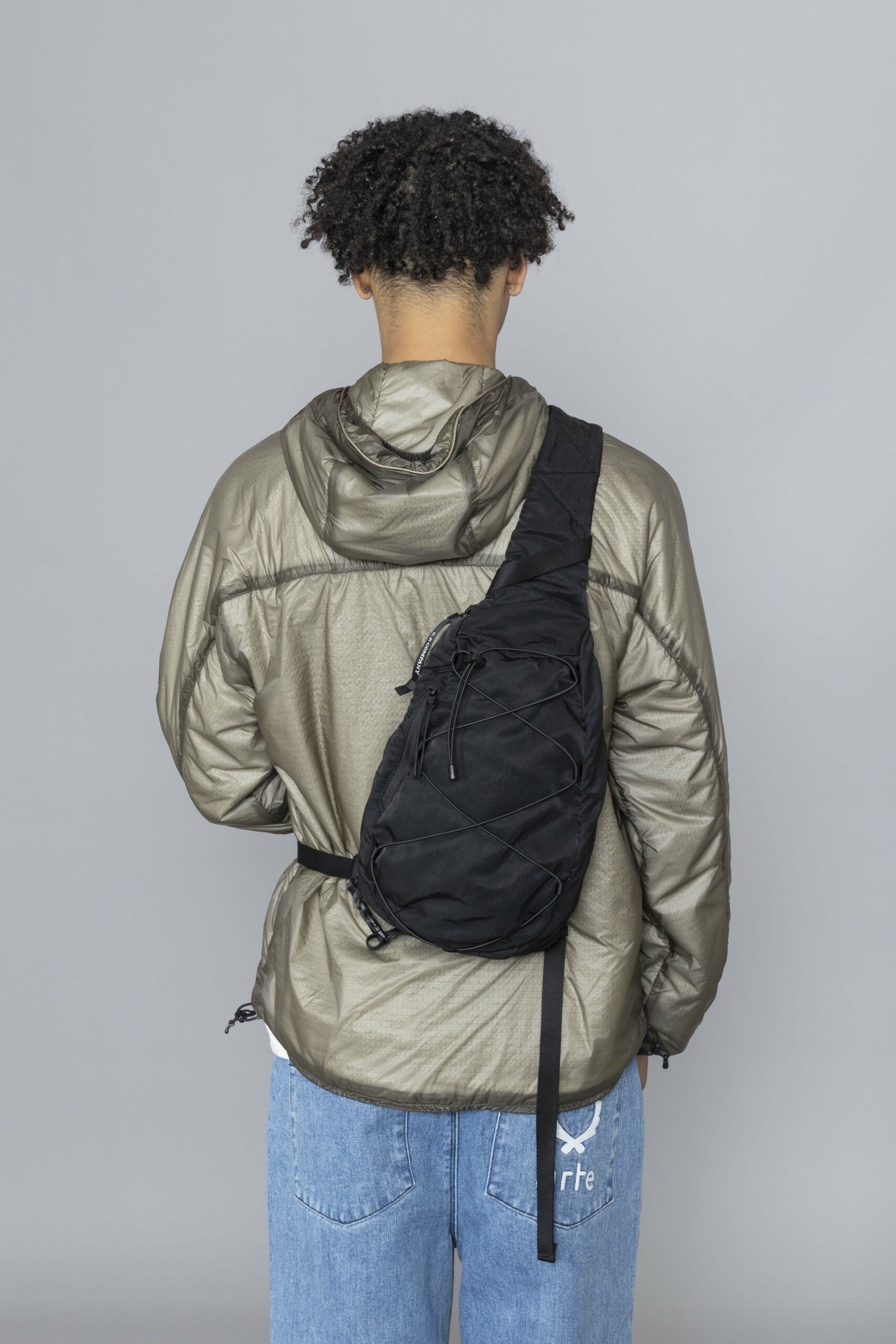 C.P. Company Nylon B Crossbody Rucksack Black beanie