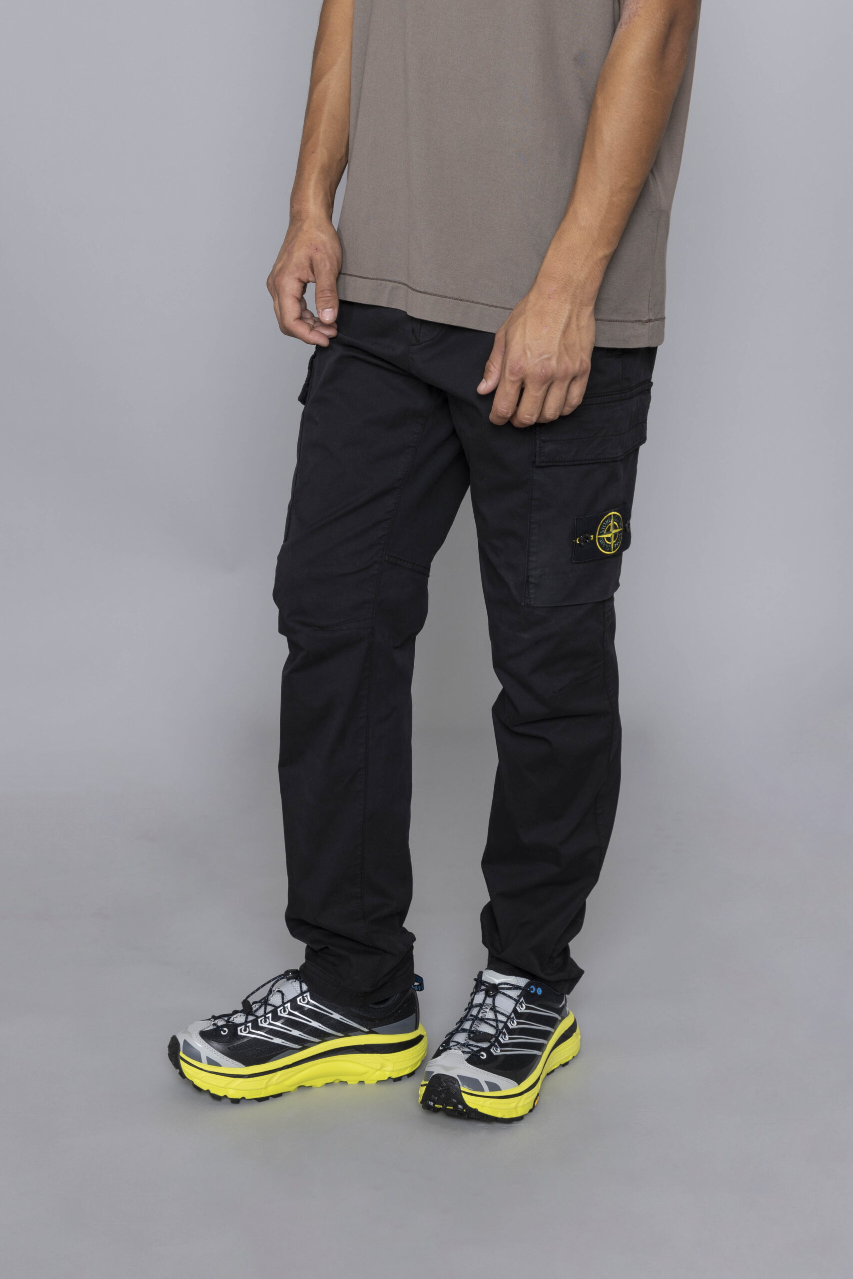 Tapered Cargo Pants Black