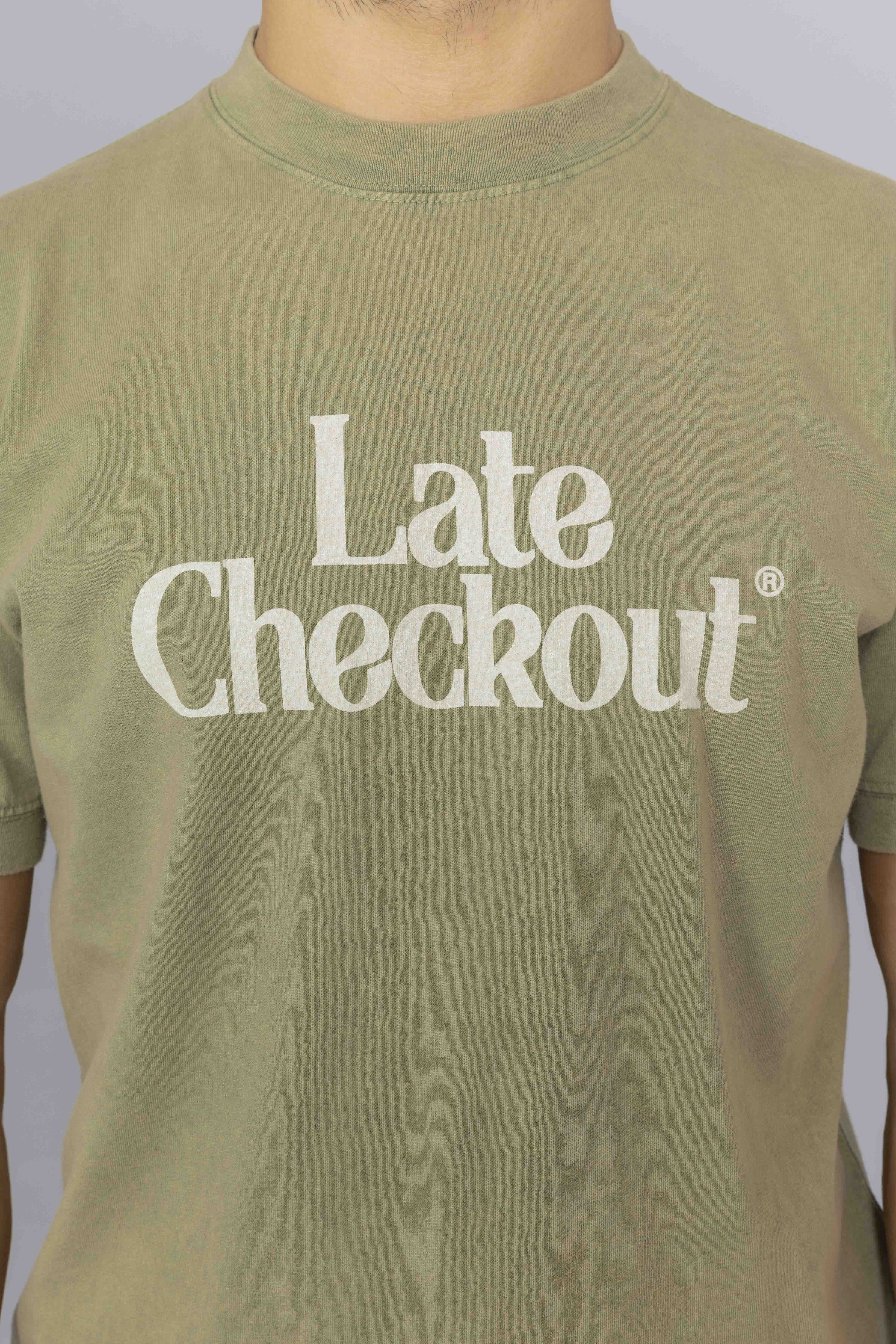 LATECHECKOUTGREENLOGOVINTAGERINGERTEElogo