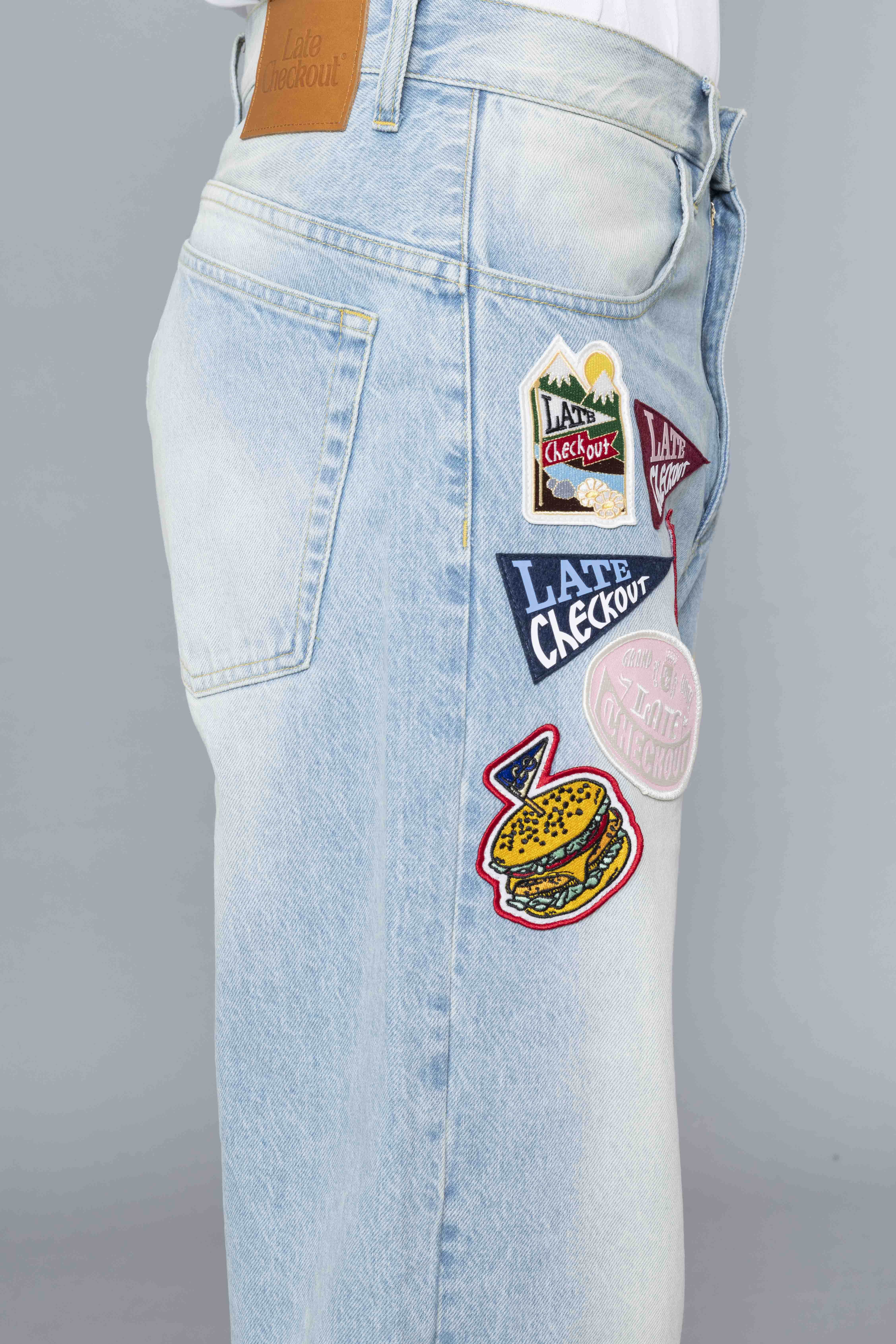 LATECHECKOUTLIGHTBLUERAWEDGEPATCHEDJEANSdetails