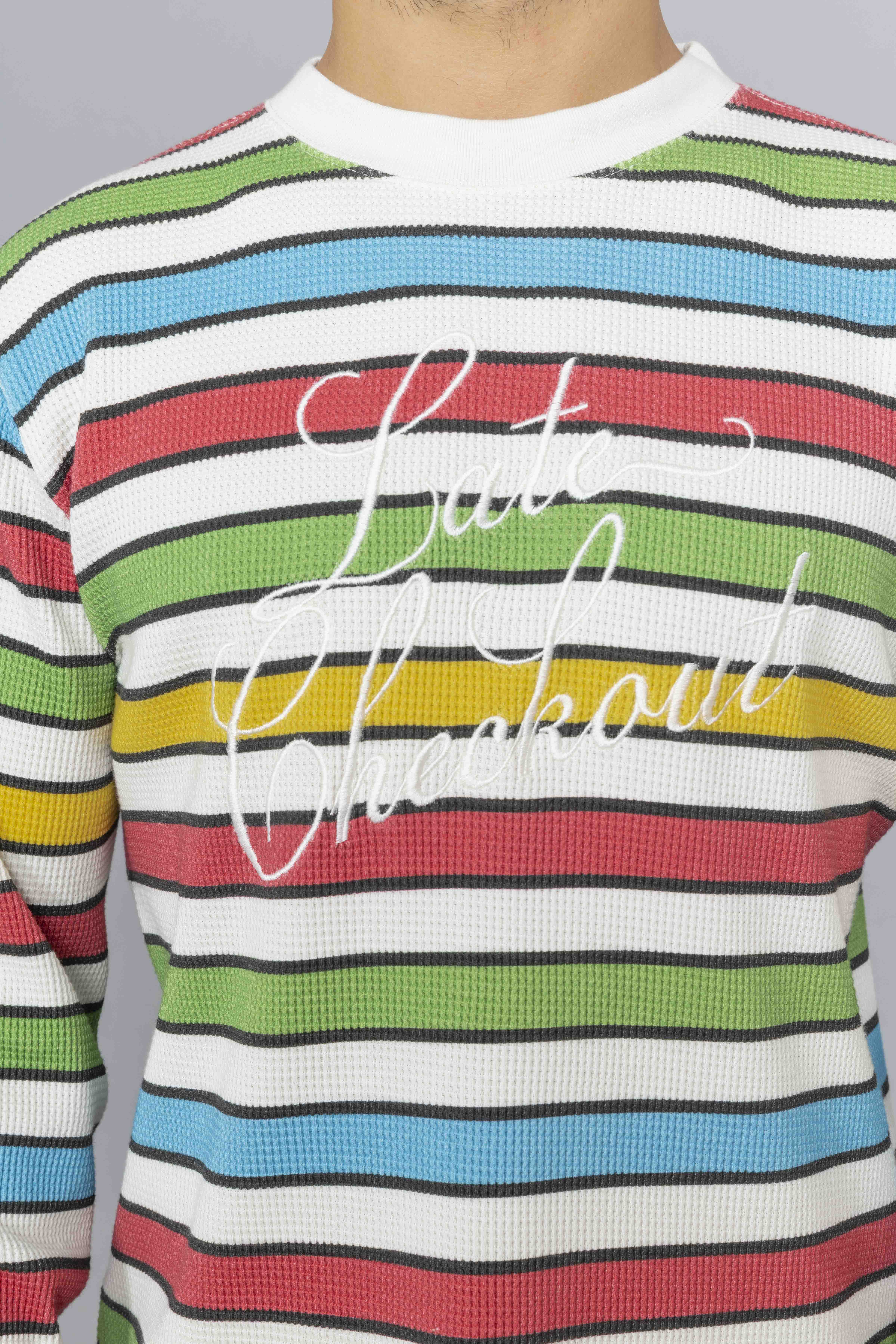 LATECHECKOUTMULTICOLOURSCRIPTWAFFLEL:STEEdetail