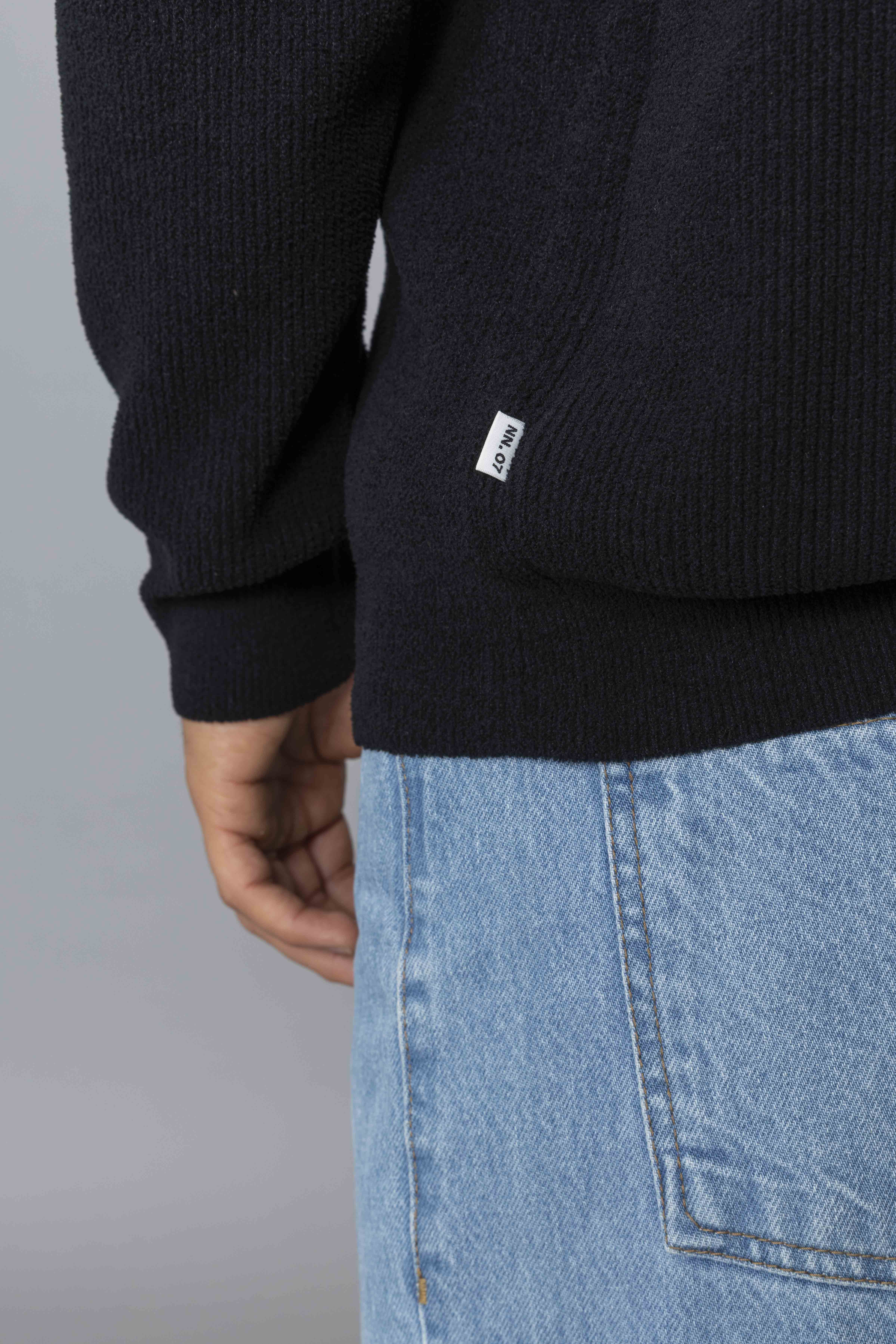 NN07DANNYLIGHTWEIGHTSWEATERBLACKlabel