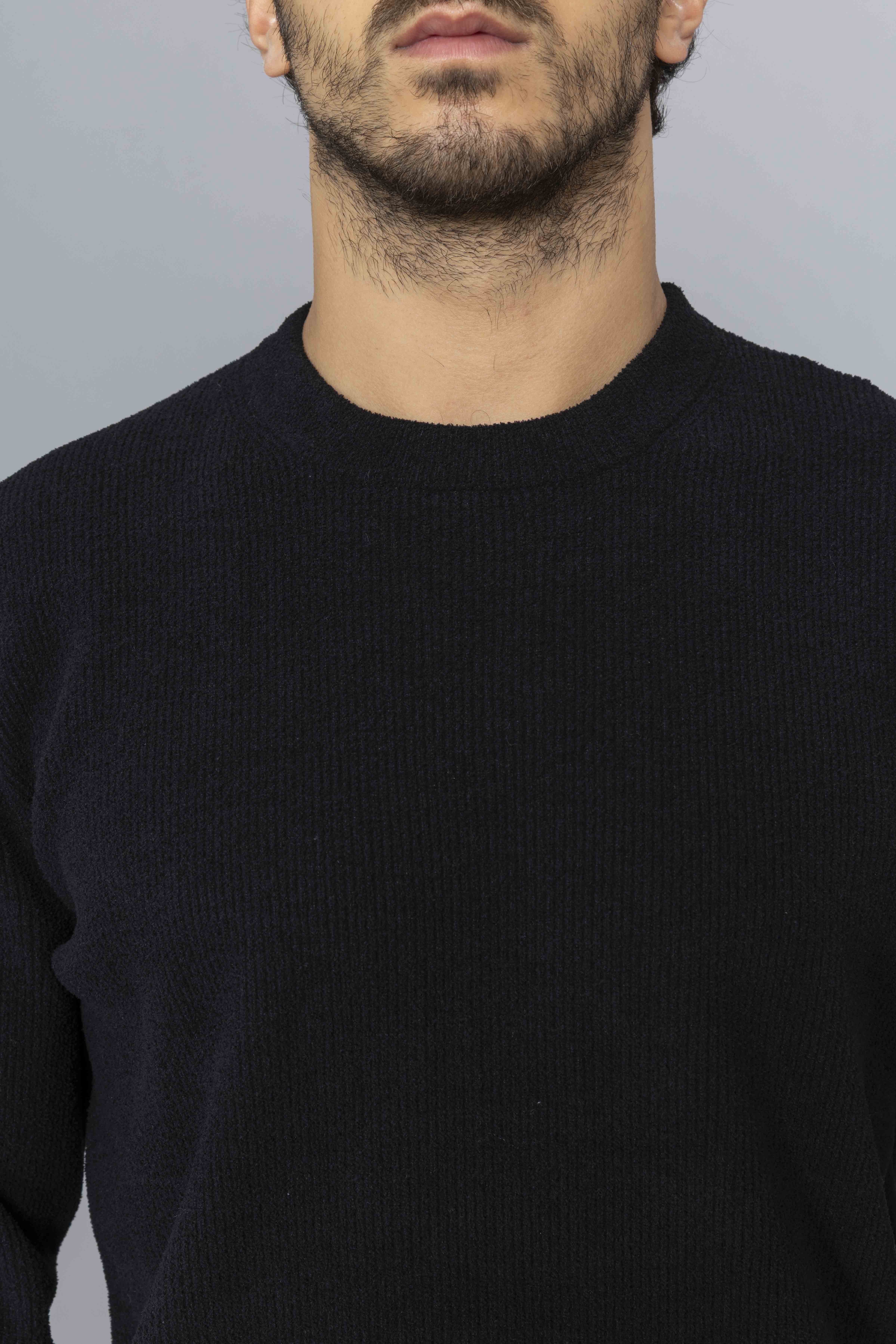 NN07DANNYLIGHTWEIGHTSWEATERBLACKneck