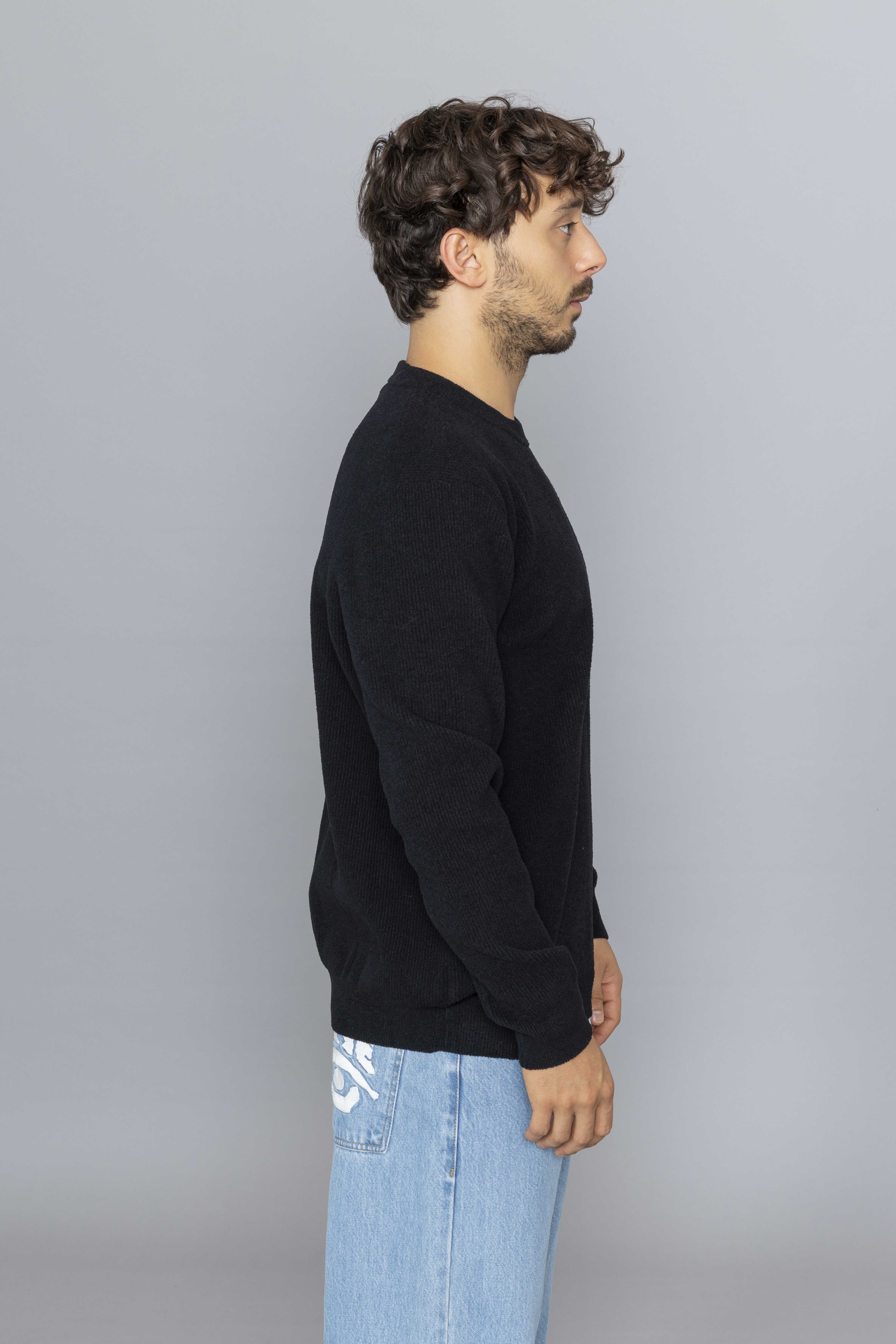 NN07DANNYLIGHTWEIGHTSWEATERBLACKside