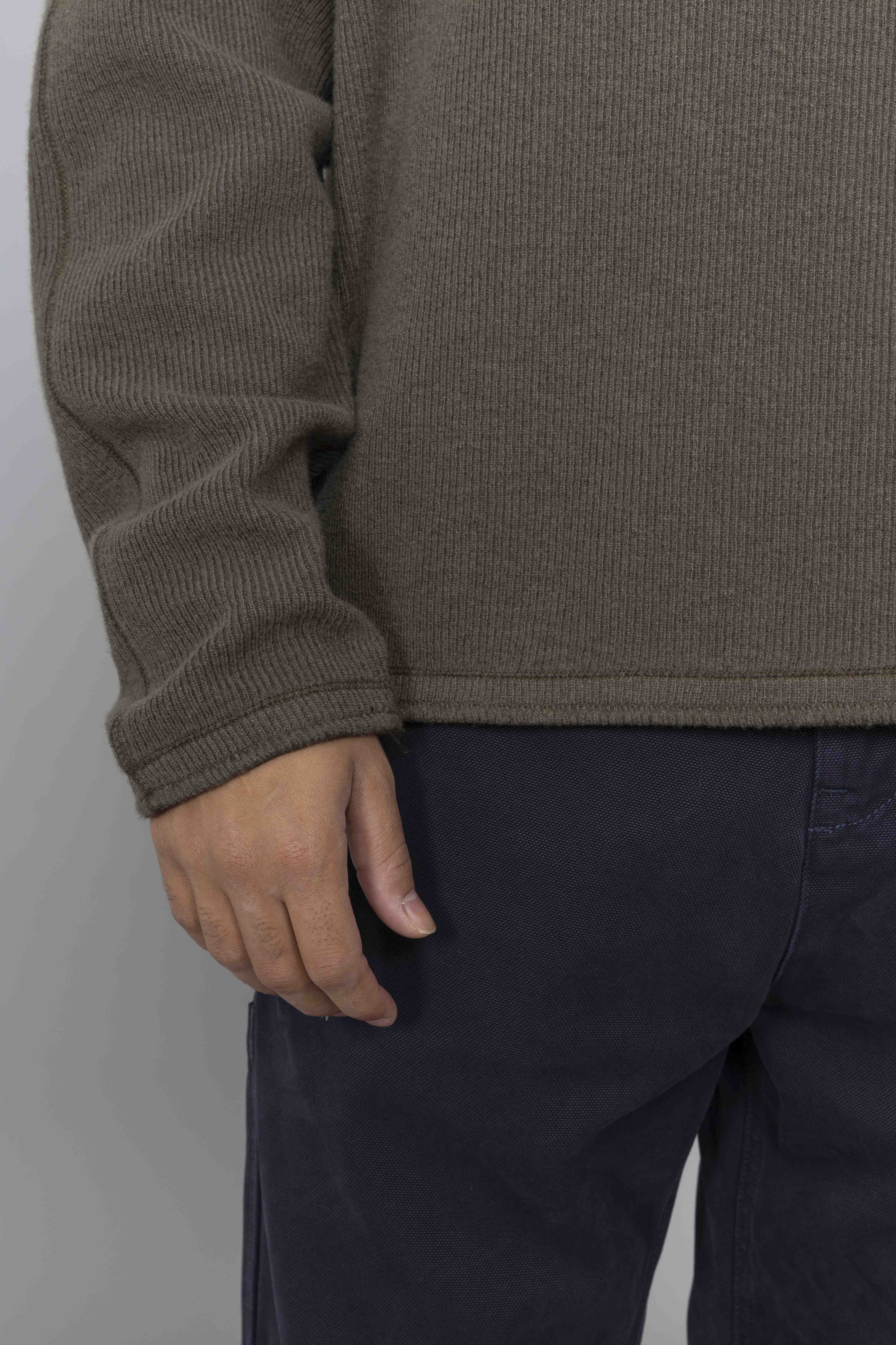 STONEISLANDRibbedWoolNylonMilitaryCuff