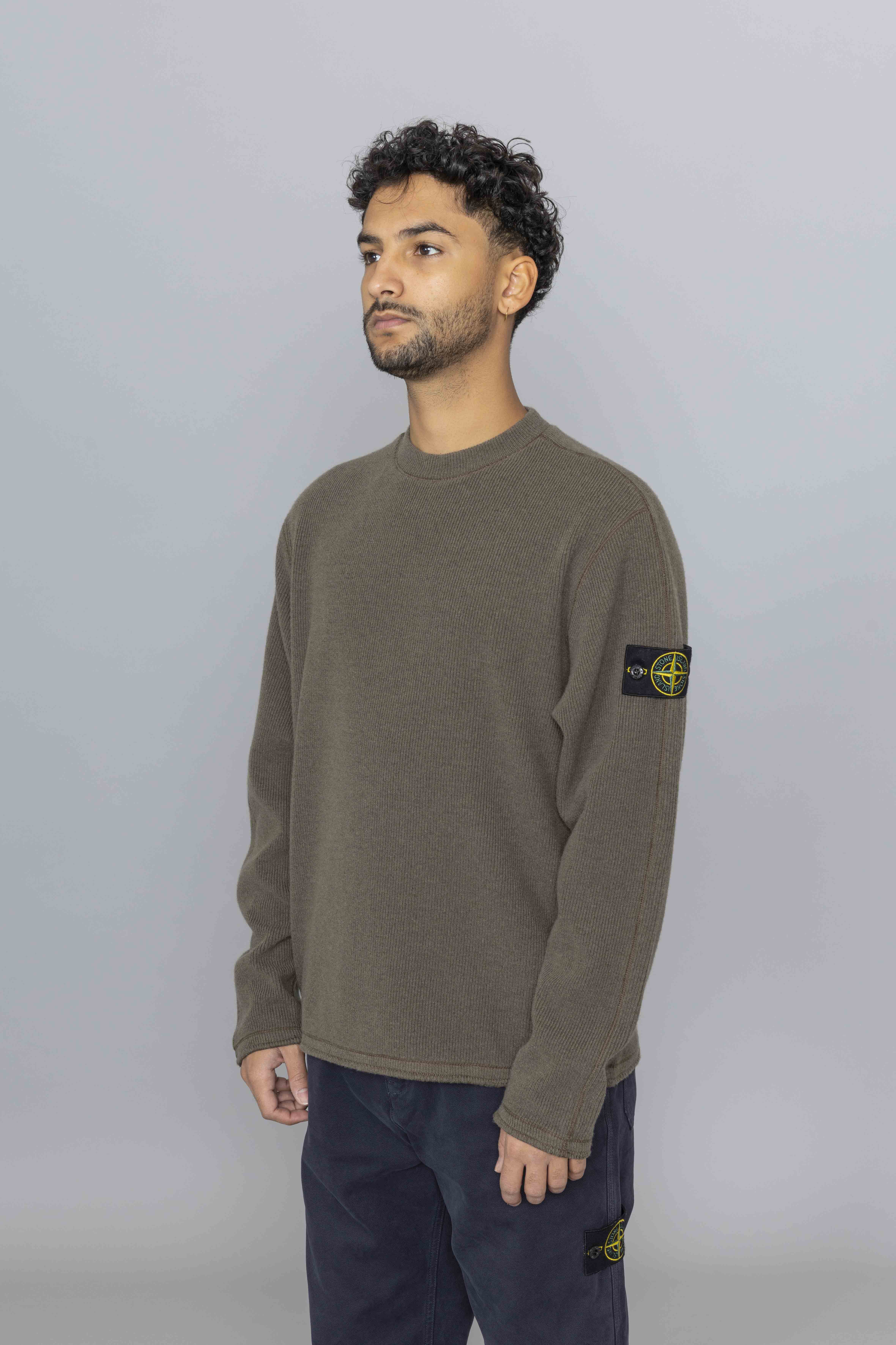 STONEISLANDRibbedWoolNylonMilitaryDia