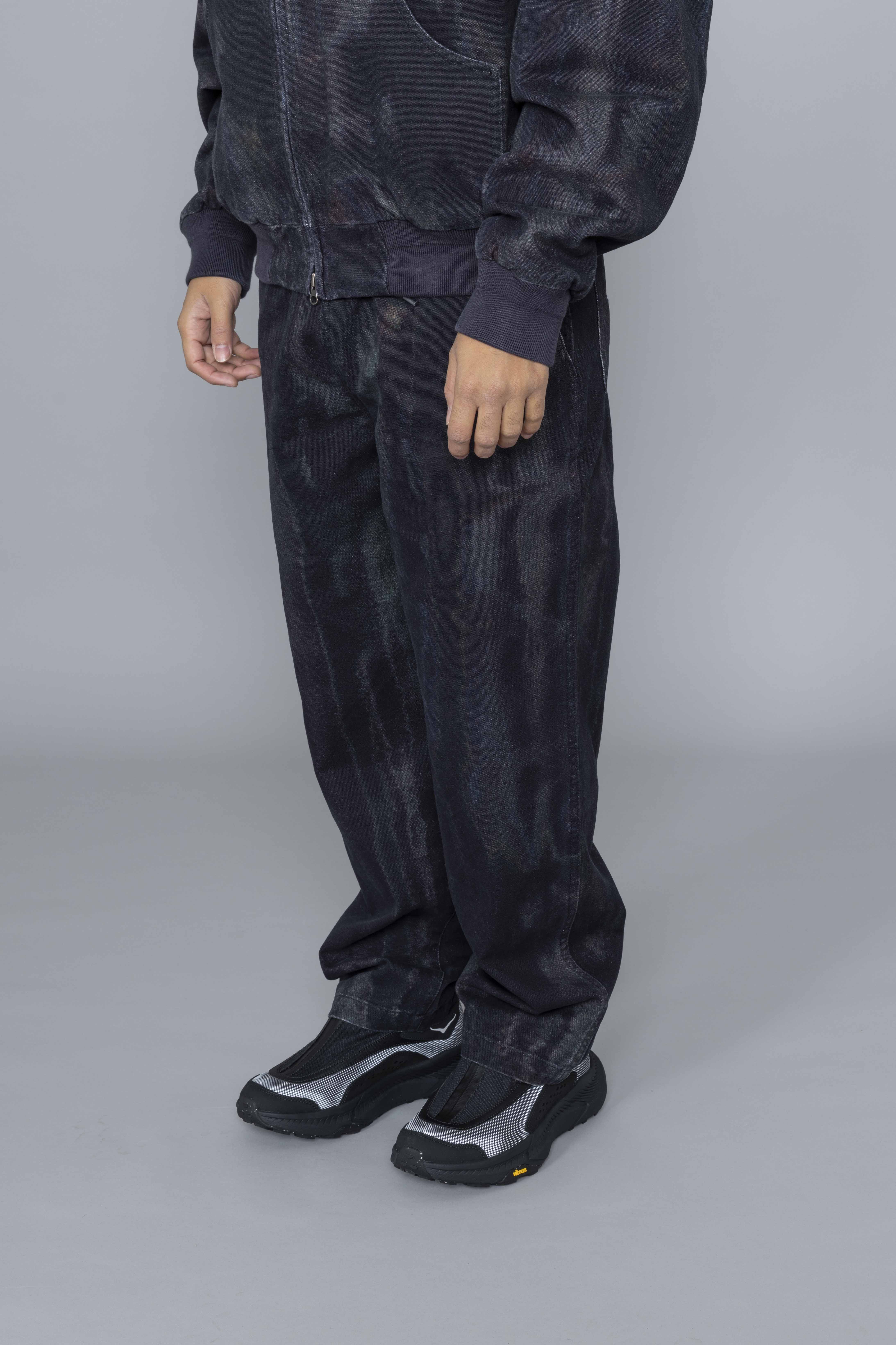 THISISNEVERTHATBlurredFlowPantsBlackDia