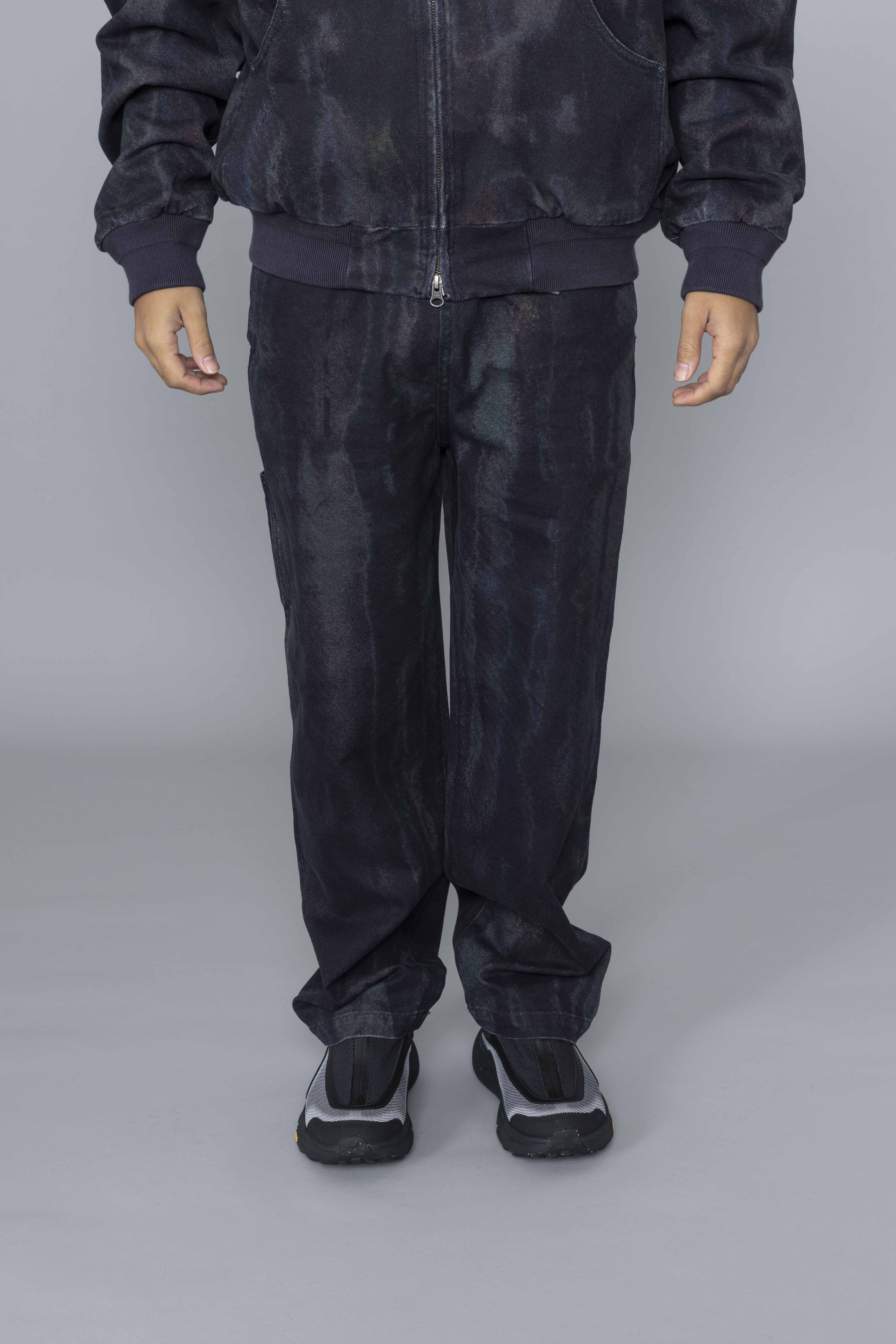 THISISNEVERTHATBlurredFlowPantsBlackFront