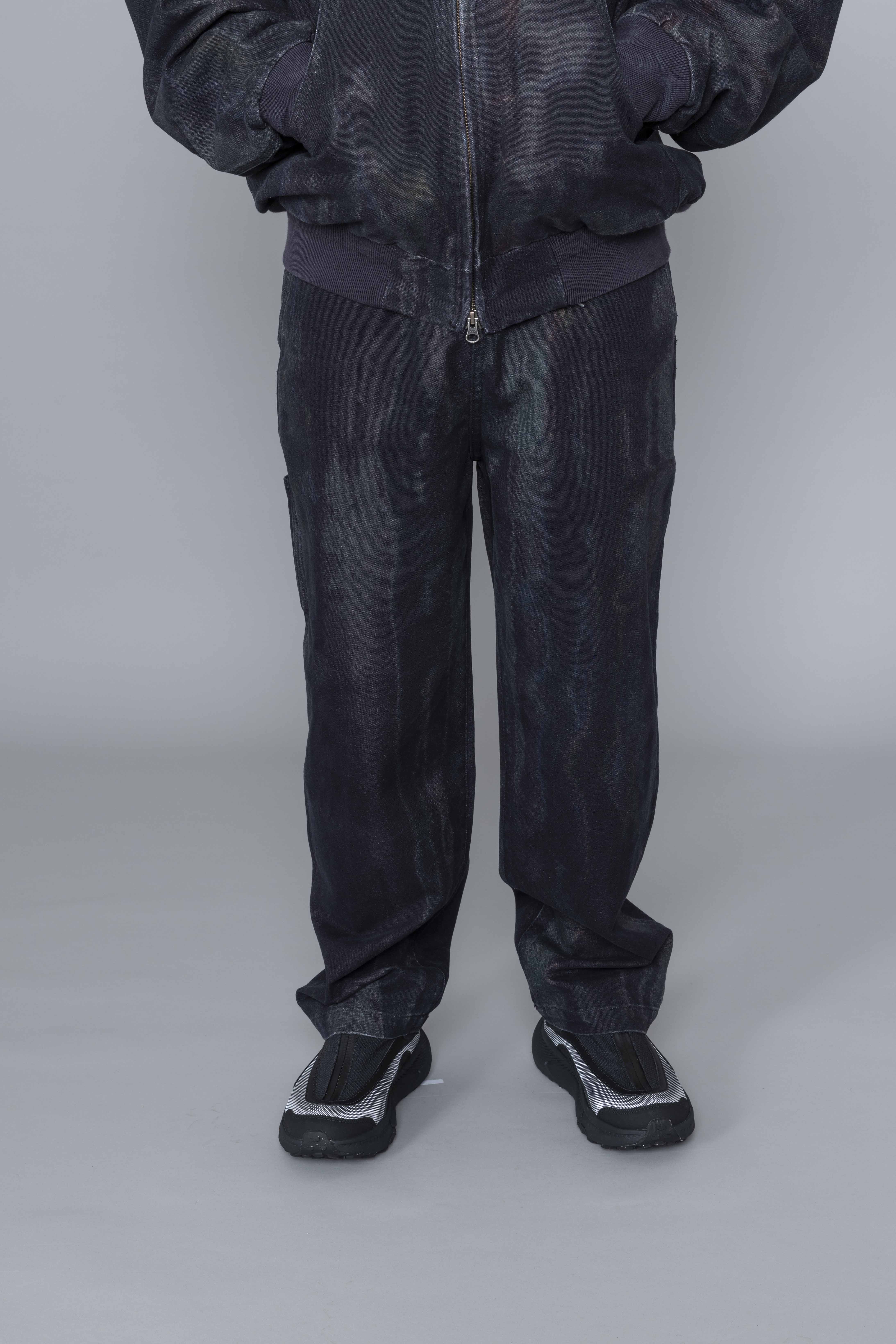 THISISNEVERTHATBlurredFlowPantsBlackFs