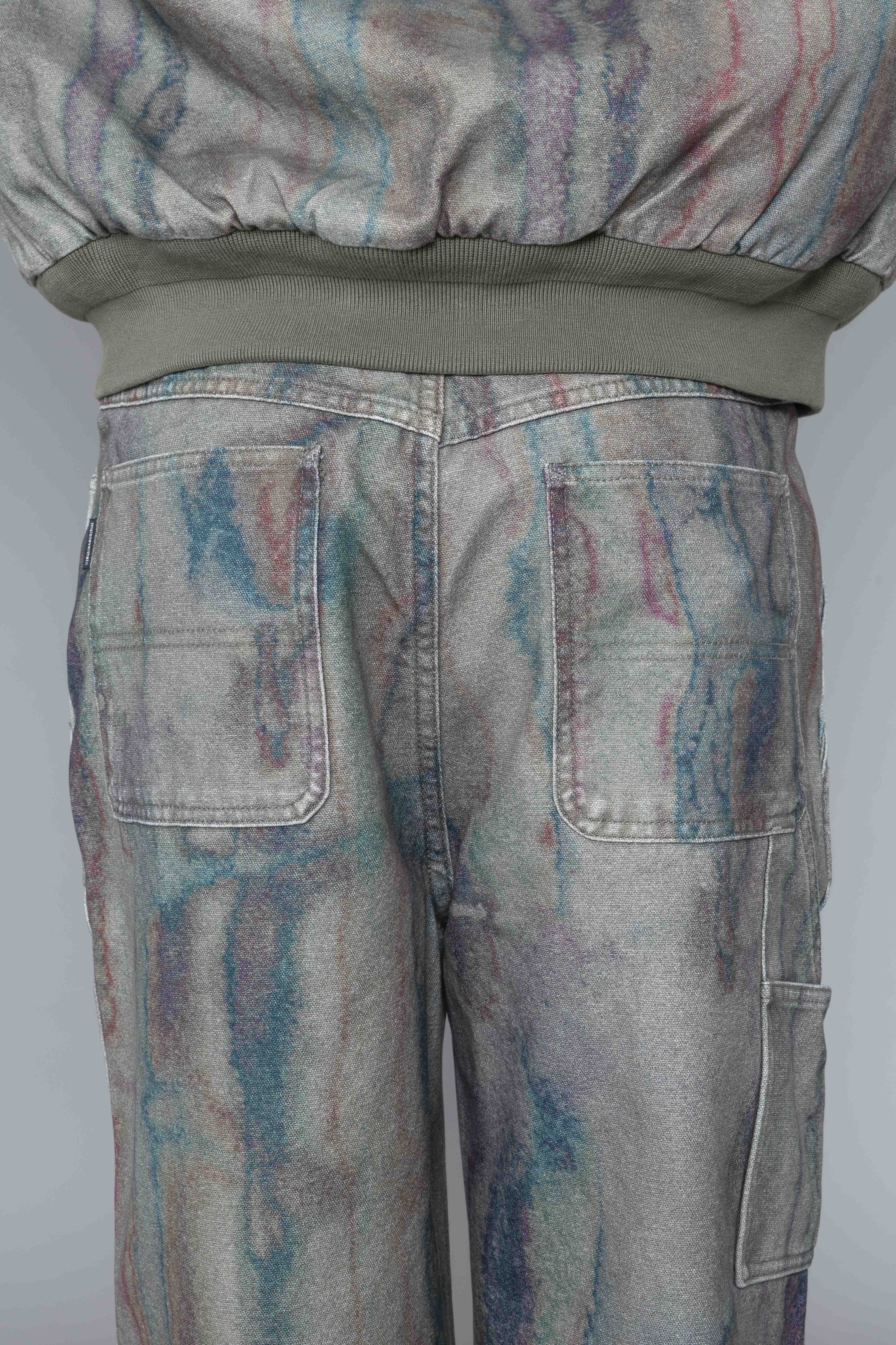 THISISNEVERTHATBlurredFlowPantsOliveAss